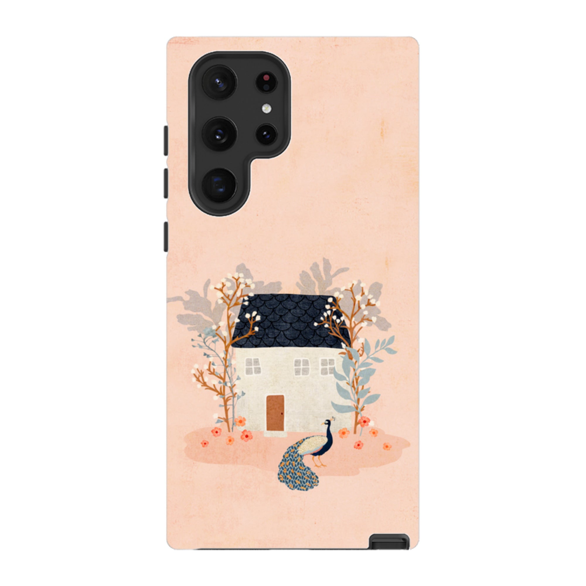 Samsung Tough Case - Home Pink By Katherine Quinn
