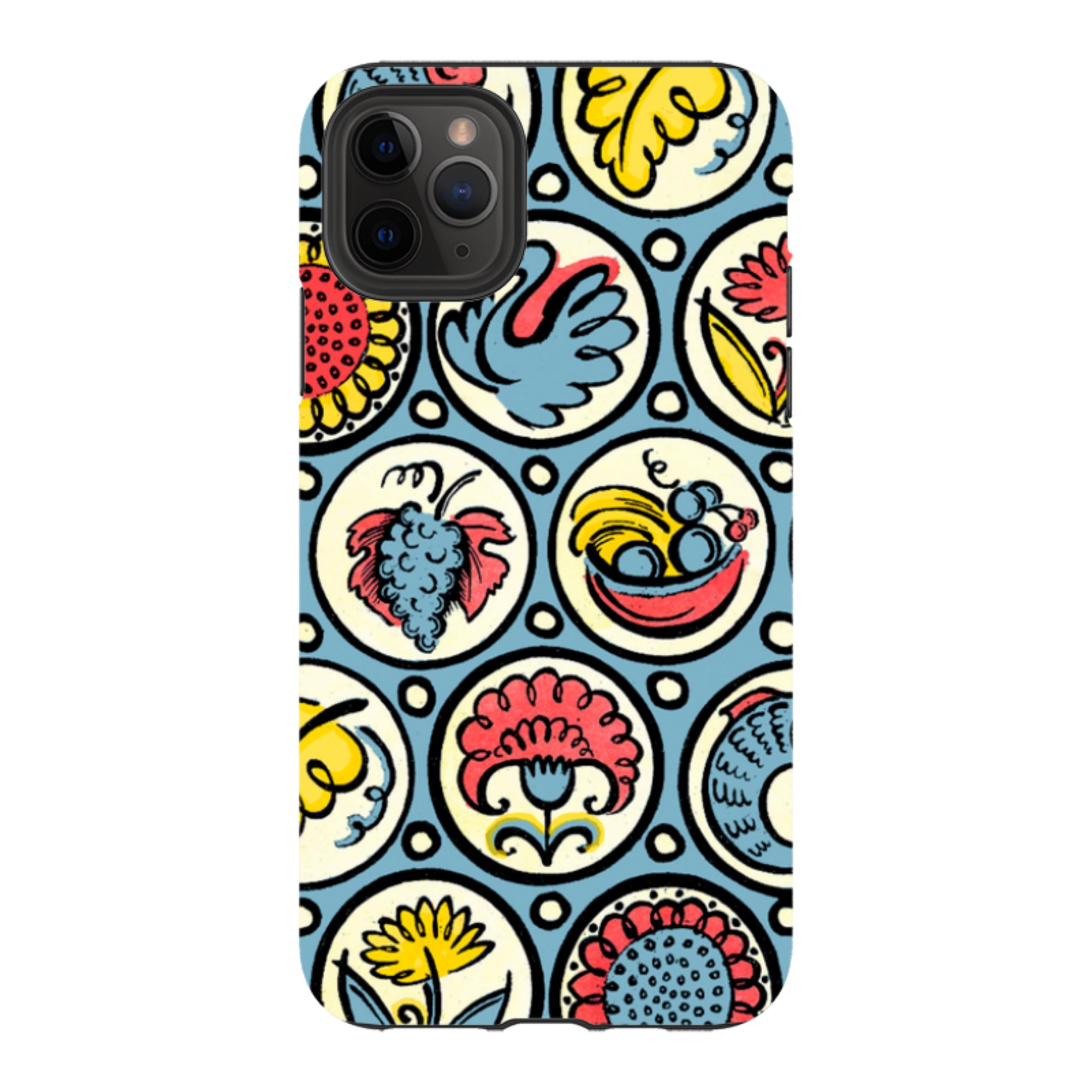 iPhone Tough Case - Birds, Fish & Fruit By Cressida Bell