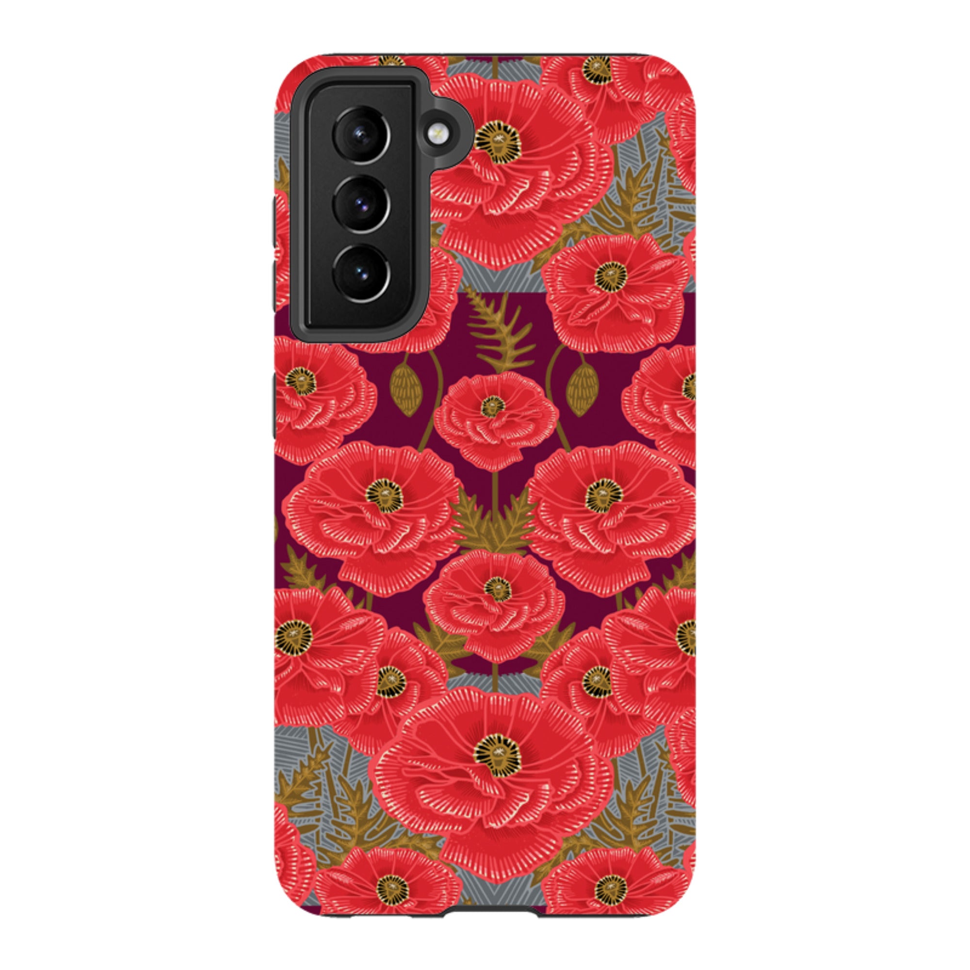 Samsung Tough Case - Poppy Red By Kate Heiss