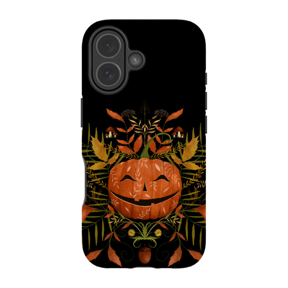 iPhone MagSafe Tough Case - Happy Pumpkin By Maja Lindberg