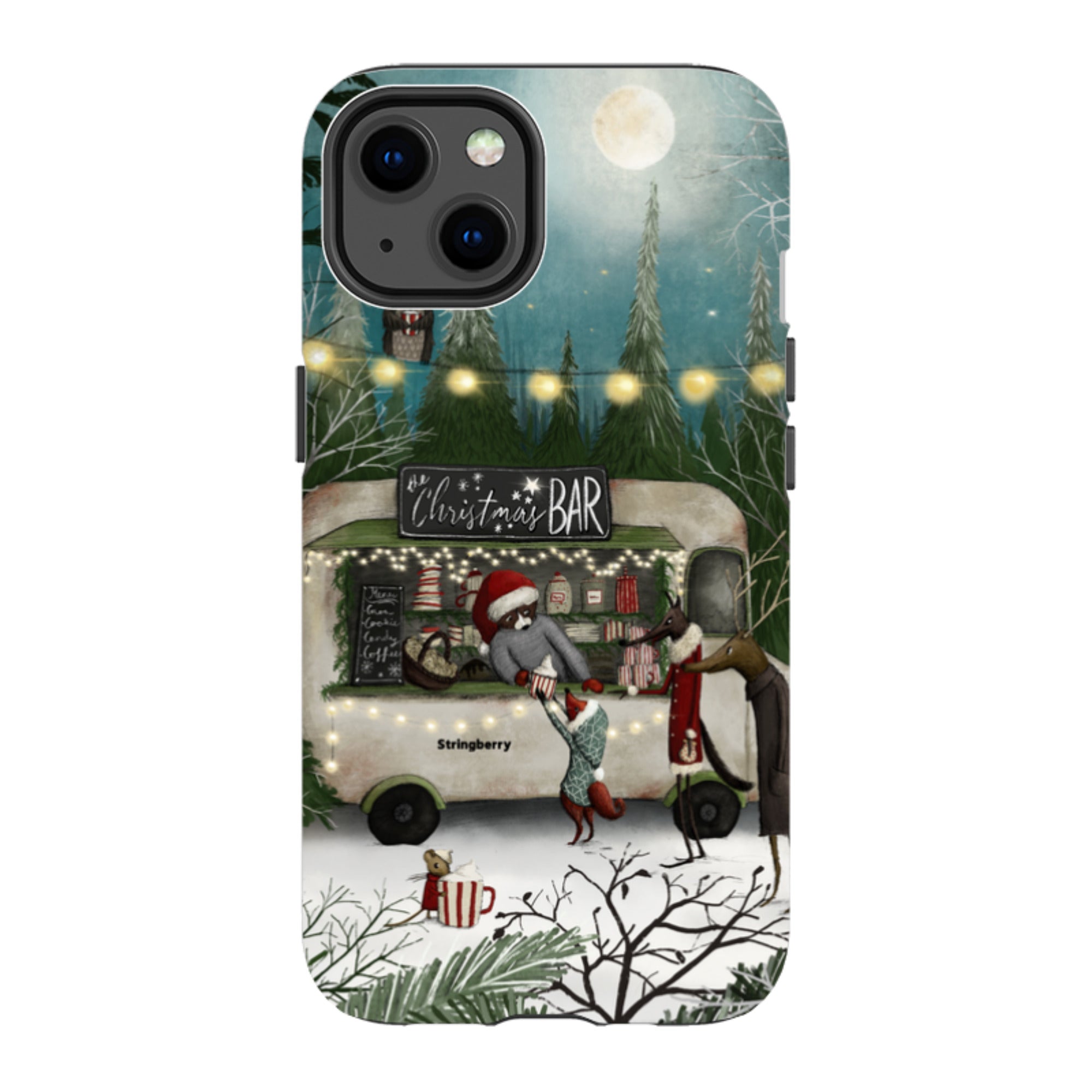 iPhone Tough Case - Christmas Bar By Maja Lindberg