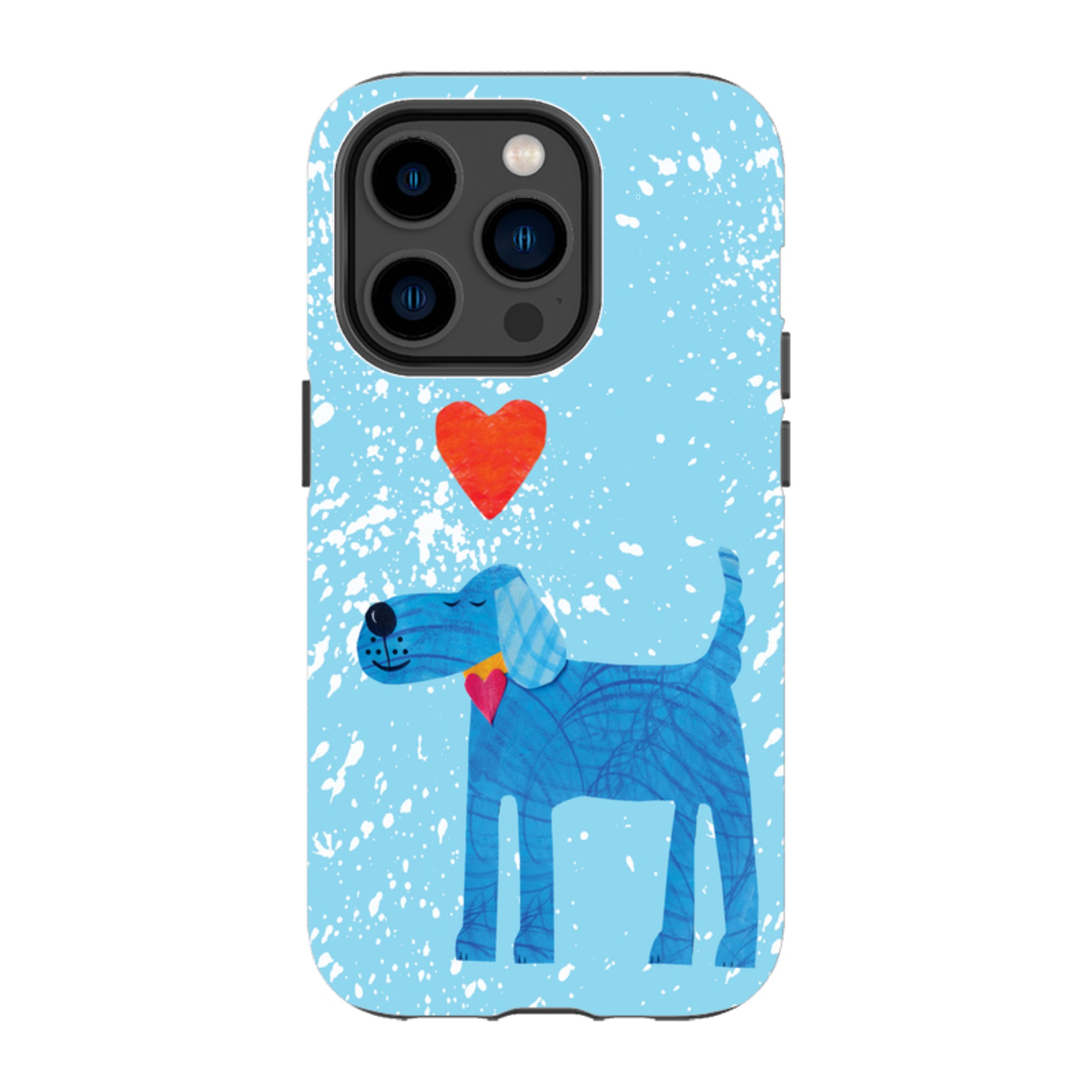 iPhone Tough Case - Blue Dog By Tracey English