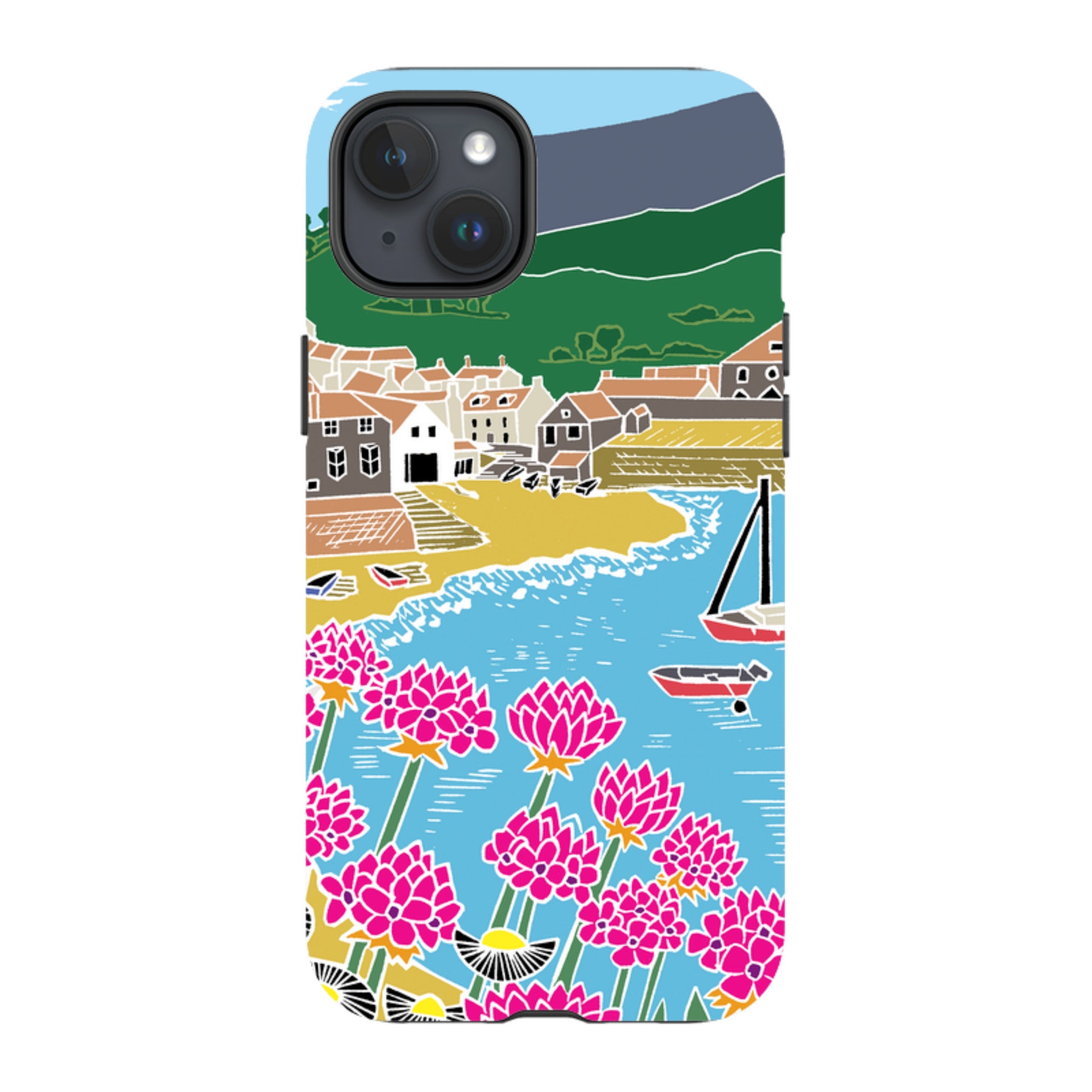 iPhone Tough Case - Quaint Harbour By Kate Heiss