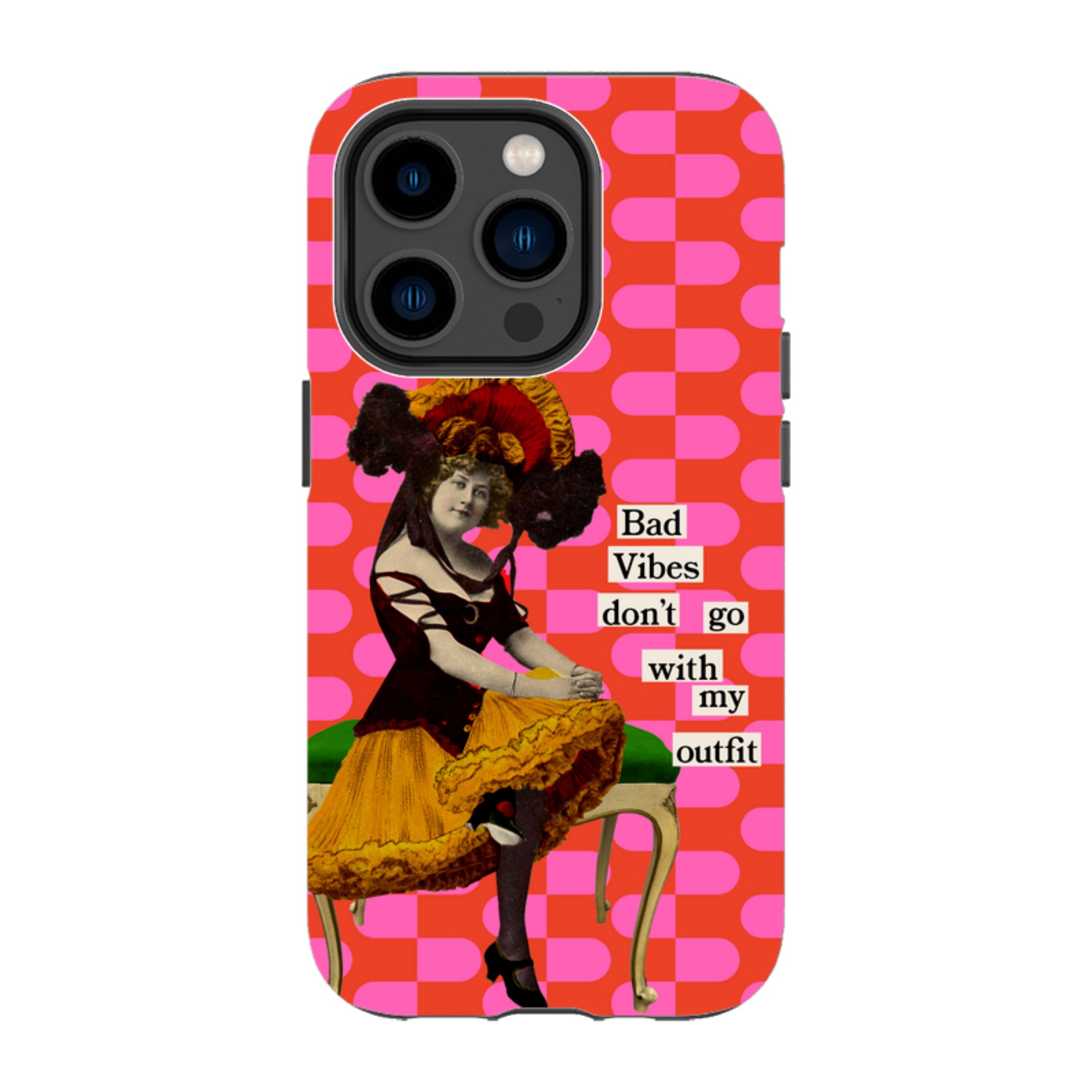 iPhone Tough Case - Bad Vibes By Clare Jordan