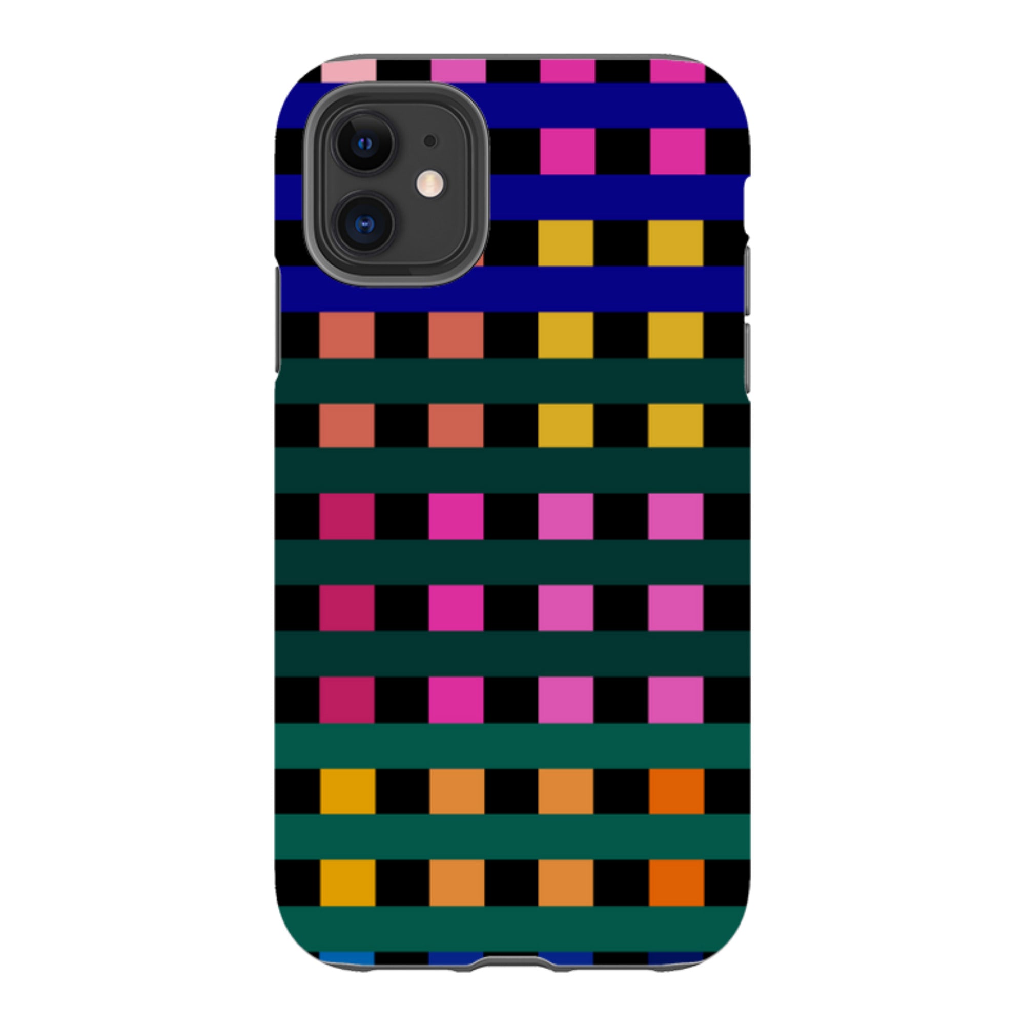 iPhone Tough Case - Newton Check By Kitty Joseph