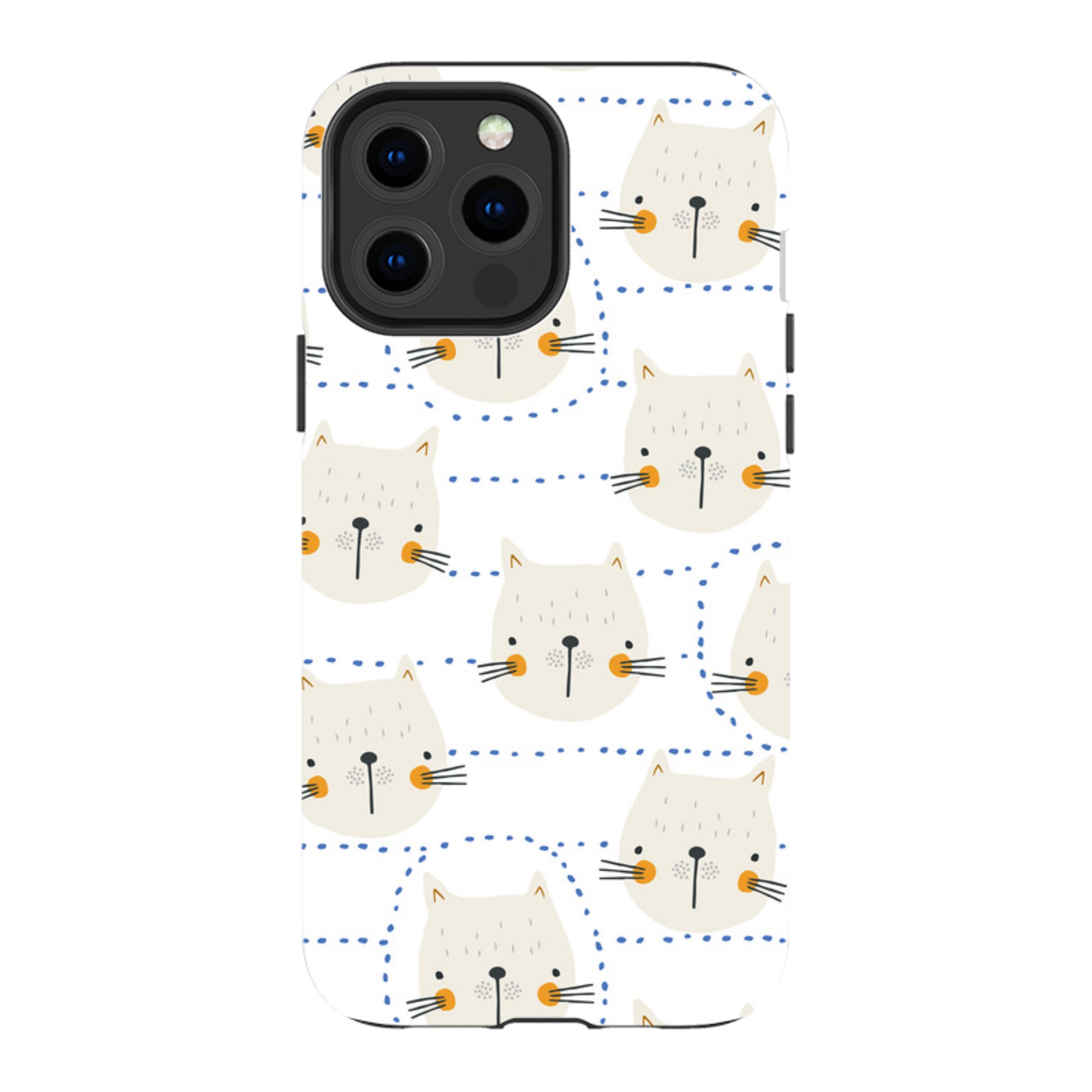 iPhone MagSafe Tough Case - Cat Tiles