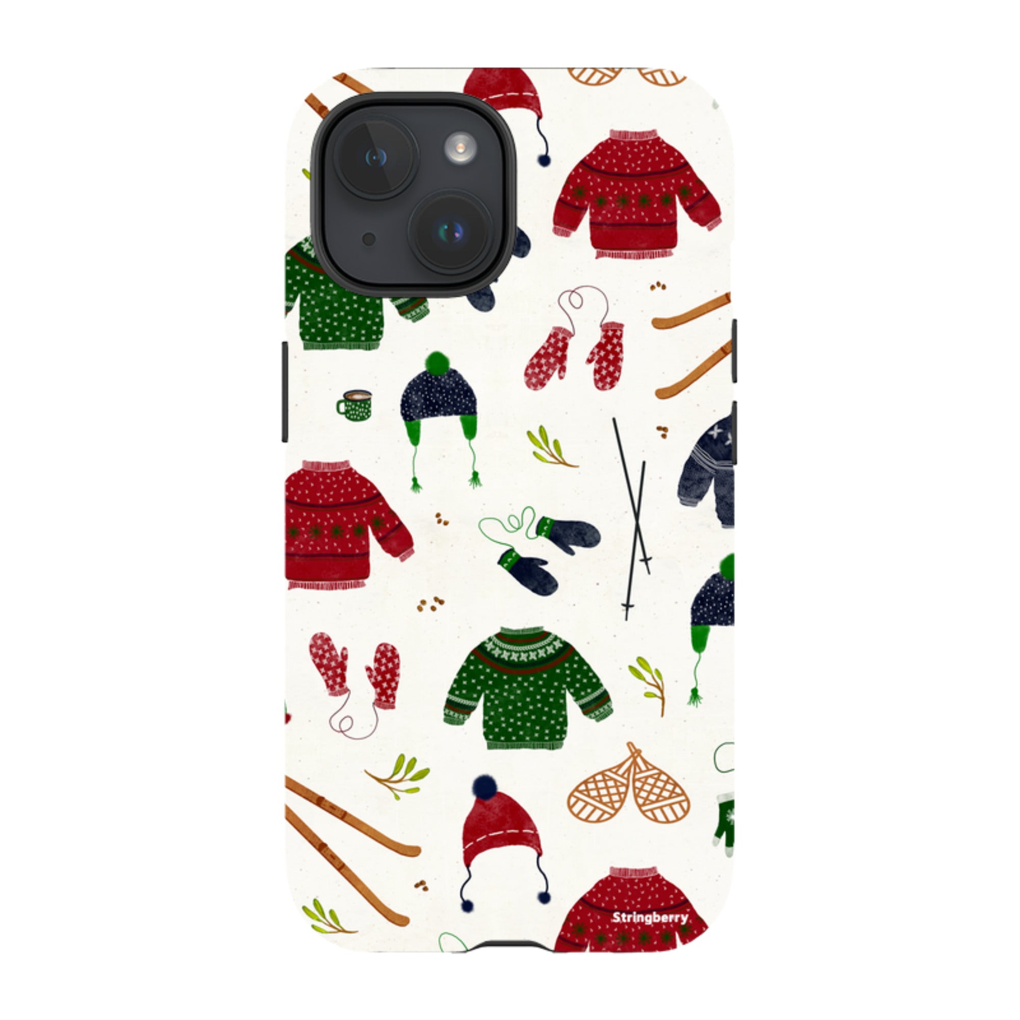 iPhone Tough Case - Winter Clothes By Katherine Quinn
