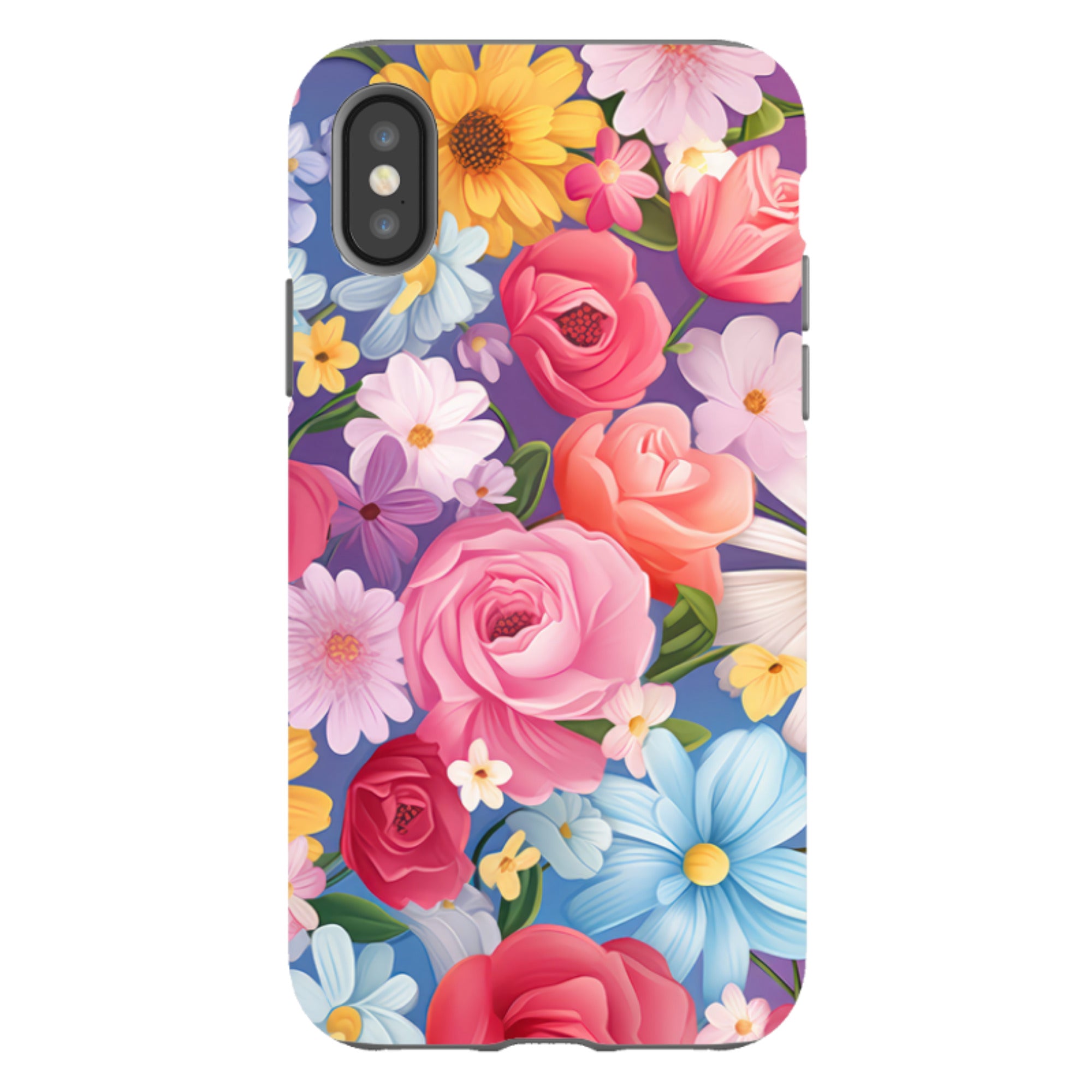 iPhone Tough Case -Esher Floral II