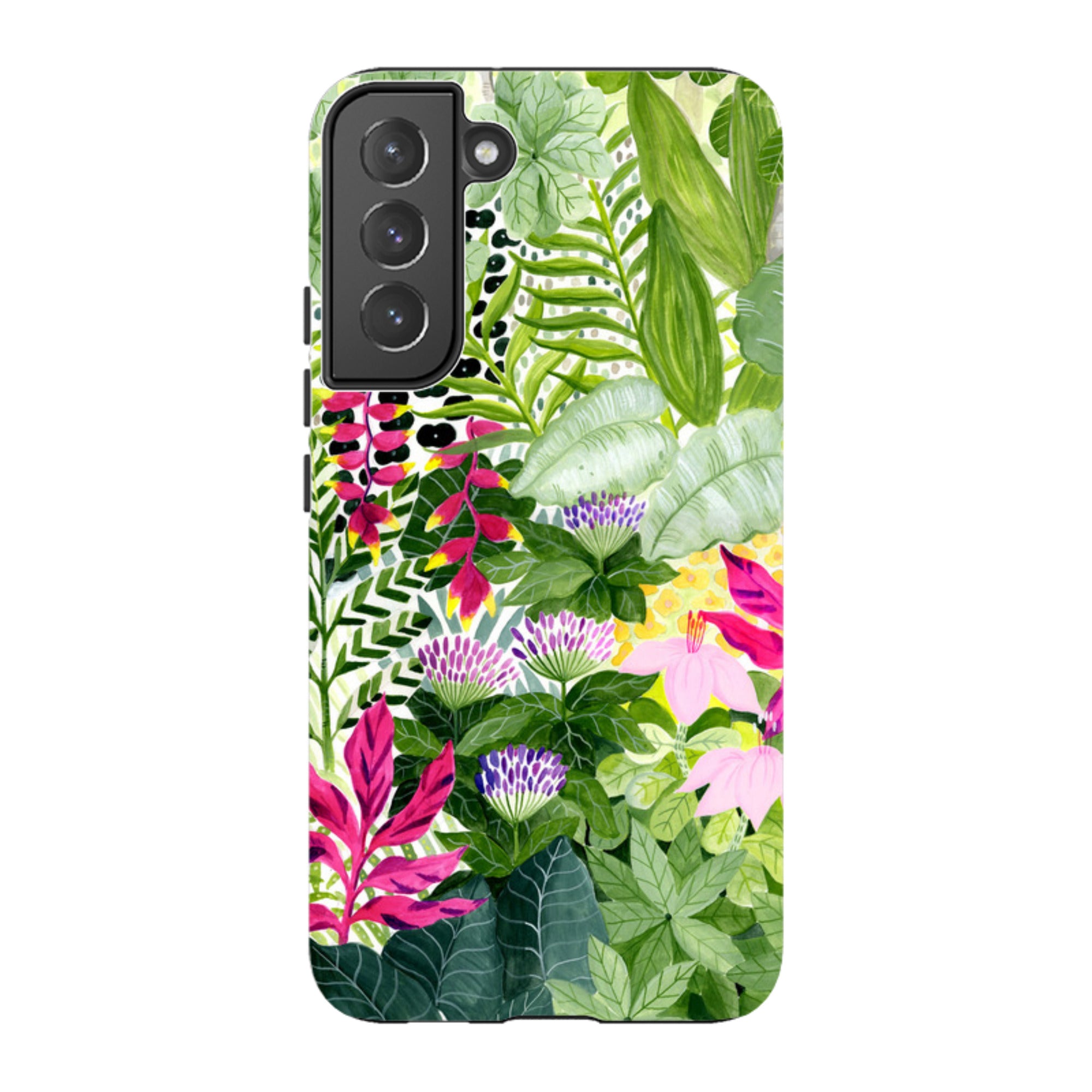 Samsung Tough Case - Pink Botanical By Bex Parkin