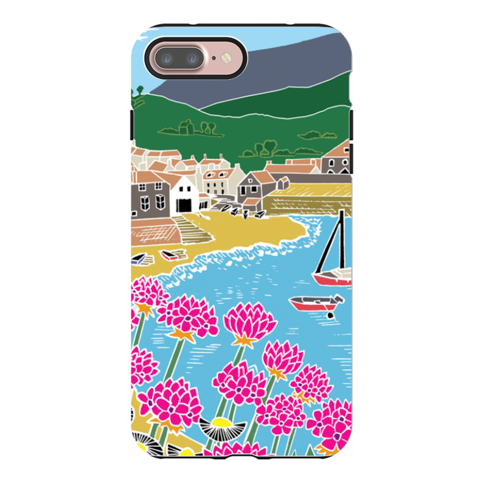 iPhone Tough Case - Quaint Harbour By Kate Heiss