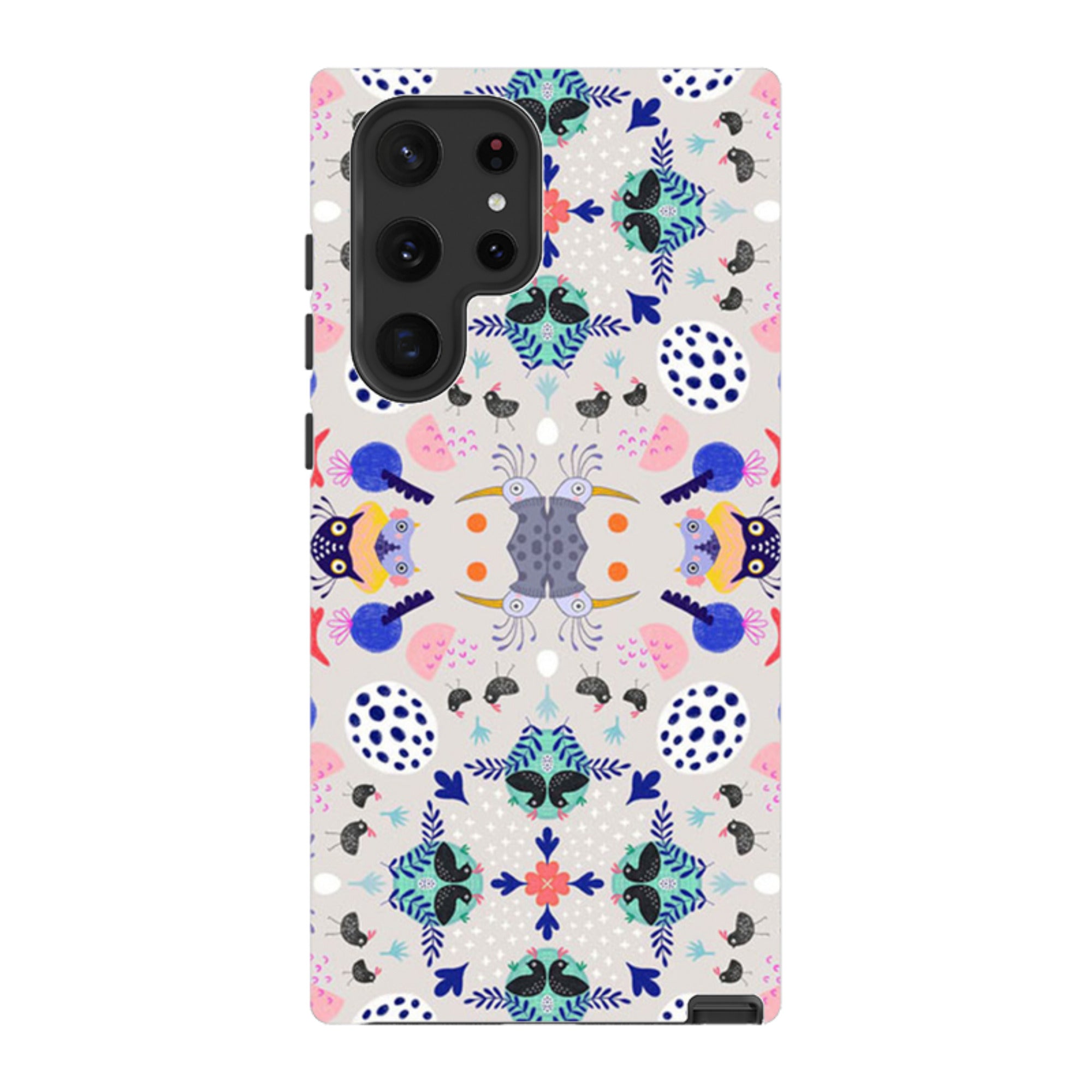 Samsung Tough Case - Crazybird Pattern By Mia Underwood