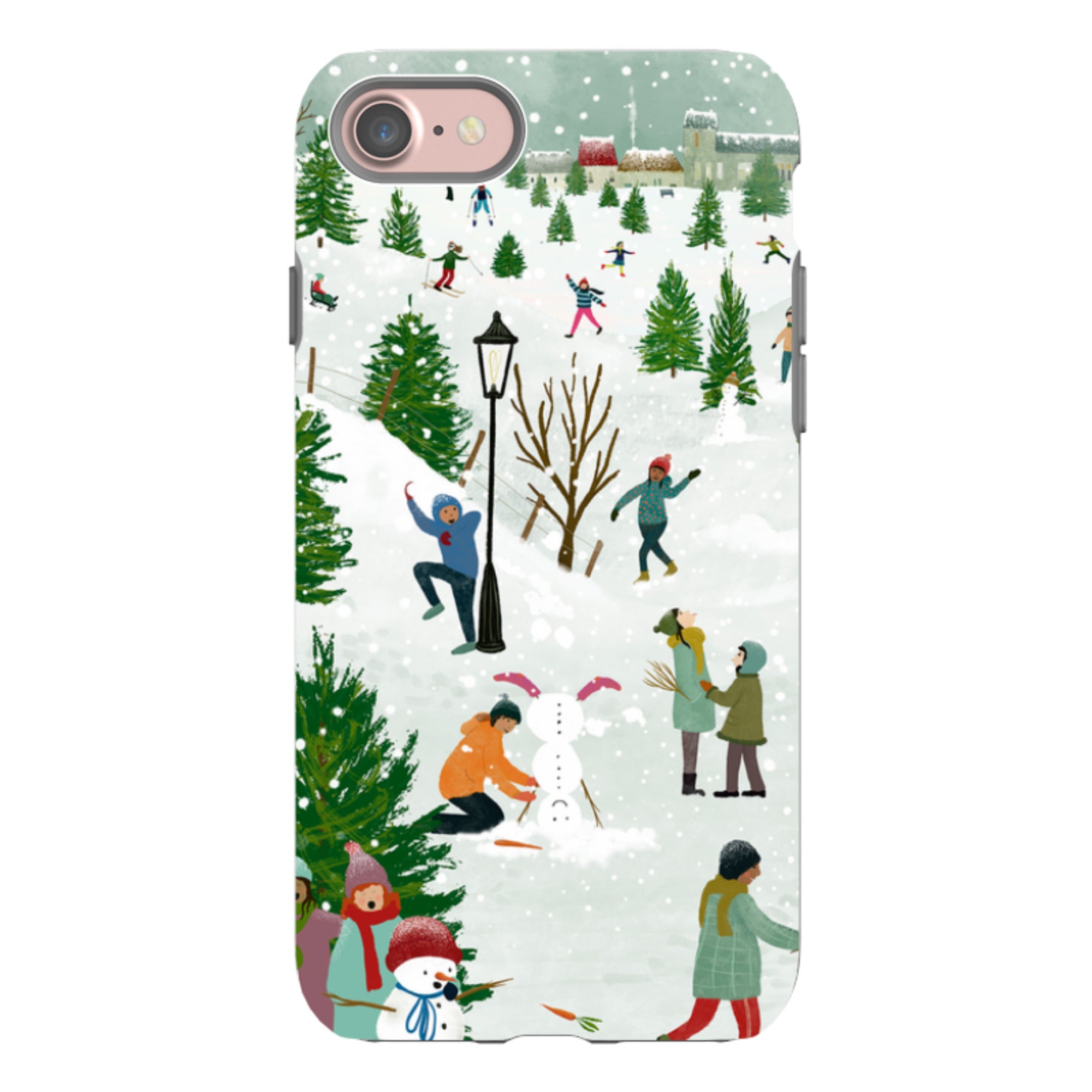 iPhone Tough Case - Let It Snow By Katherine Quinn