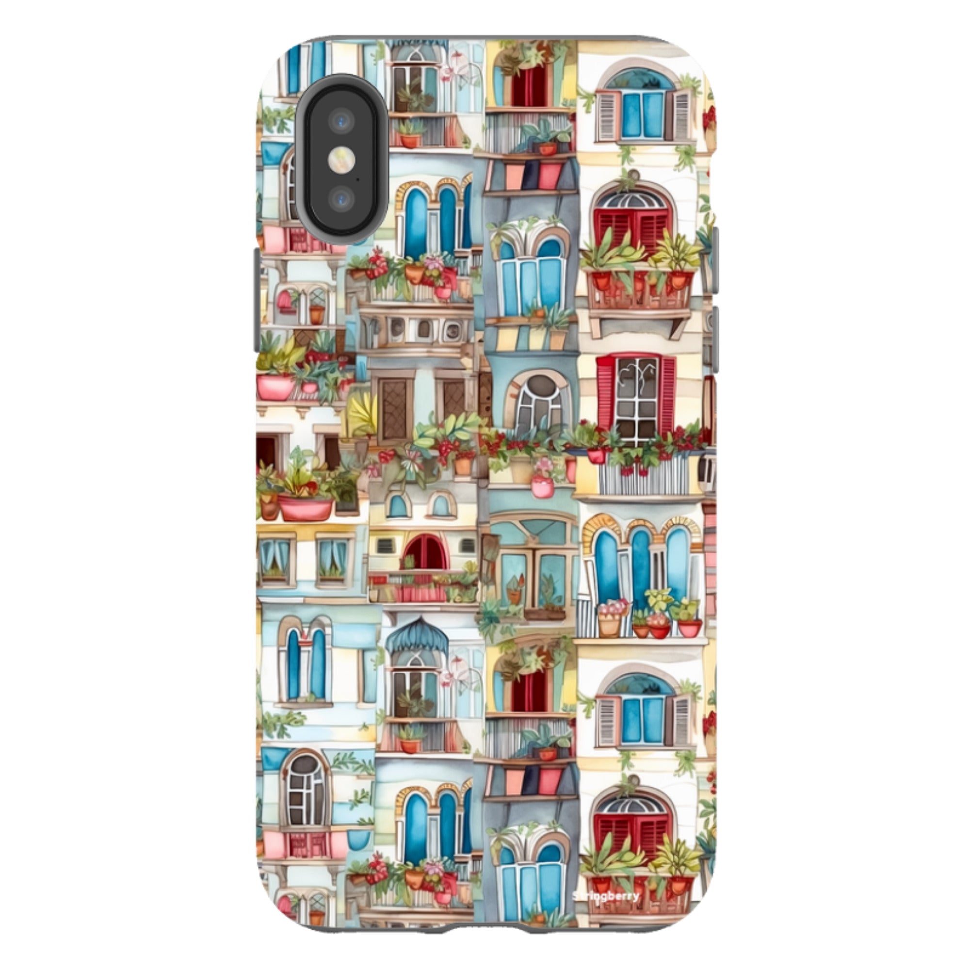 iPhone Tough Case - Floral Balcony II