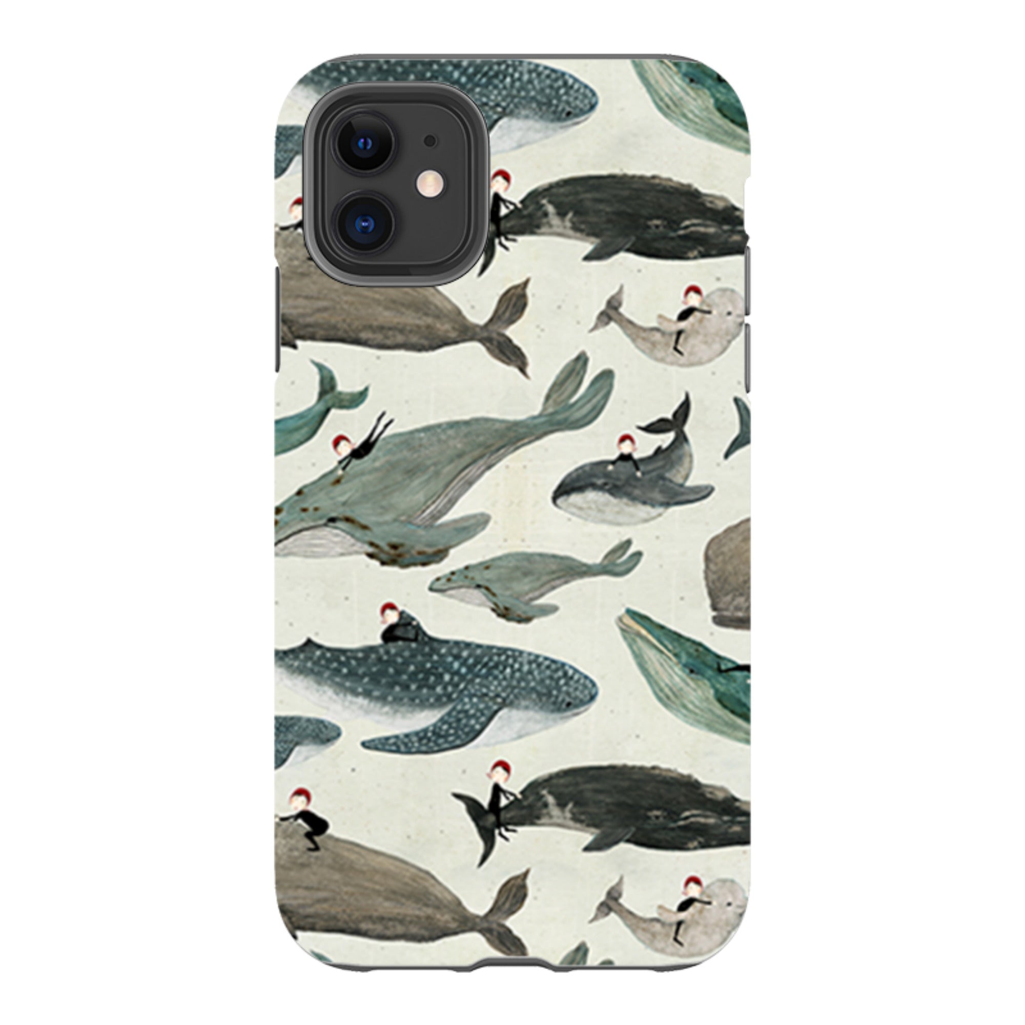 iPhone Tough Case - Whale Rider By Katherine Quinn