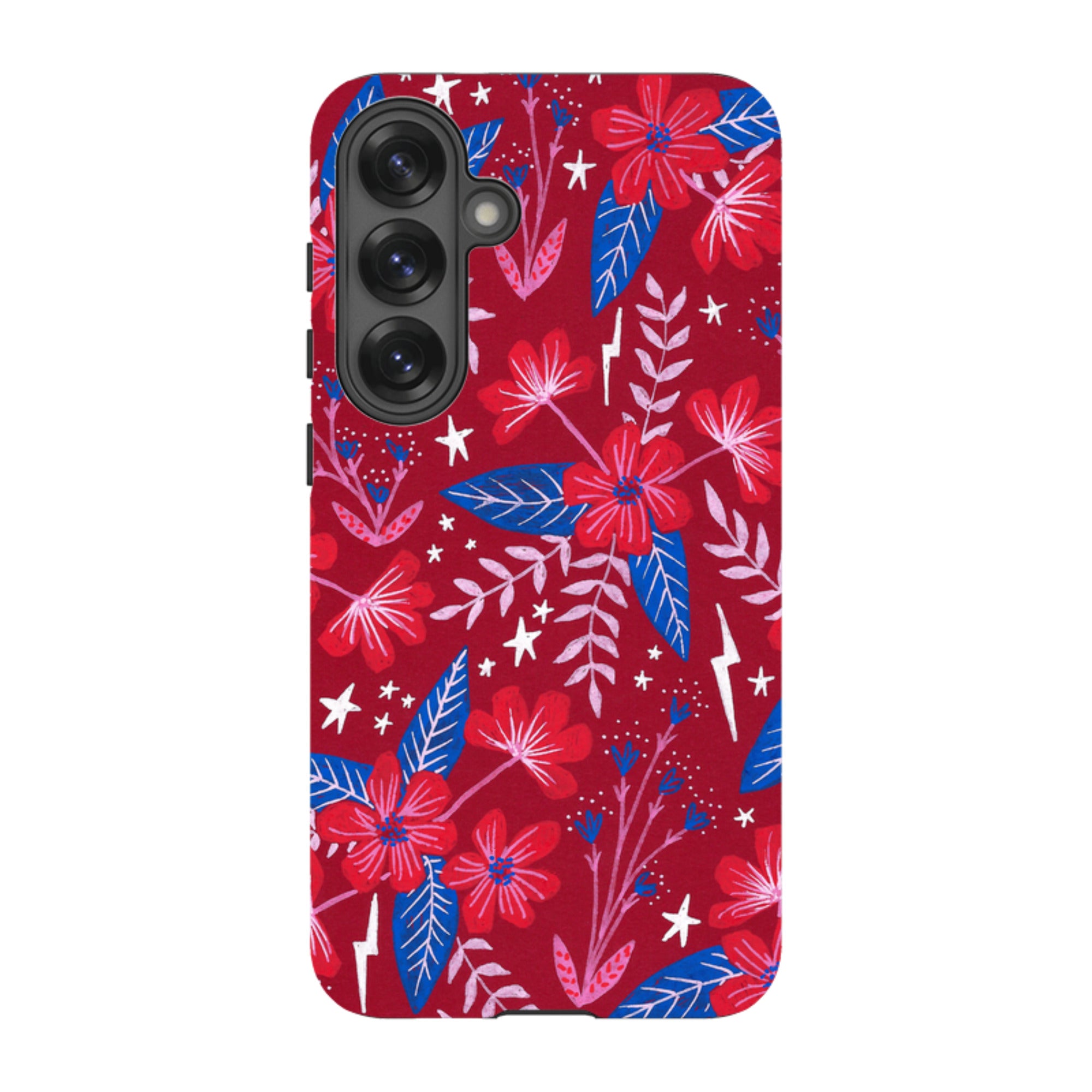 Samsung Tough Case - Red Moon Garden By Lee Foster Wilson