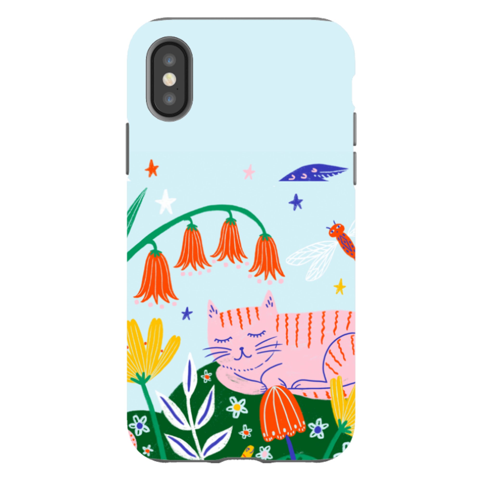iPhone Tough Case - Cat By Lee Foster Wilson