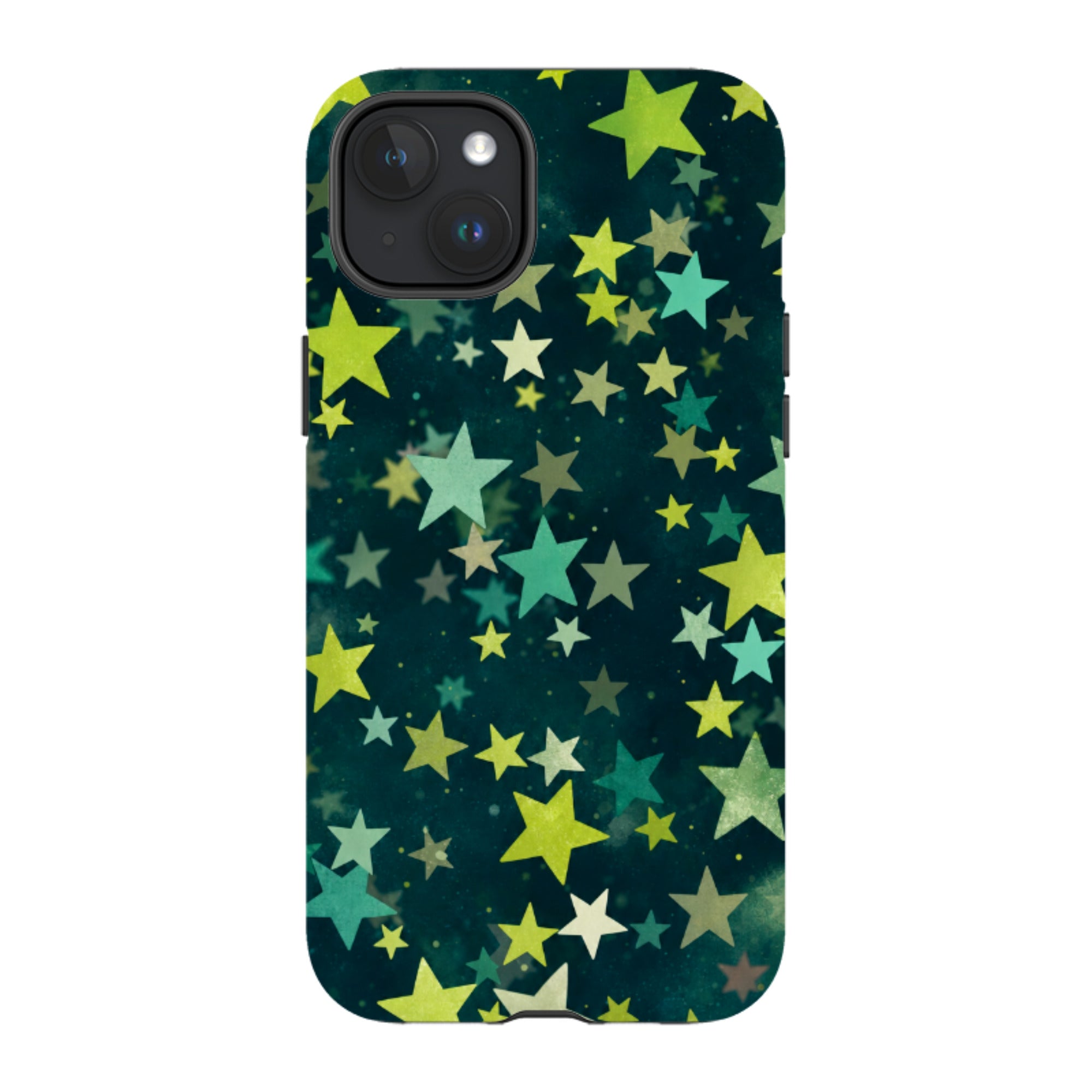 iPhone MagSafe Tough Case - Green Galaxy Star