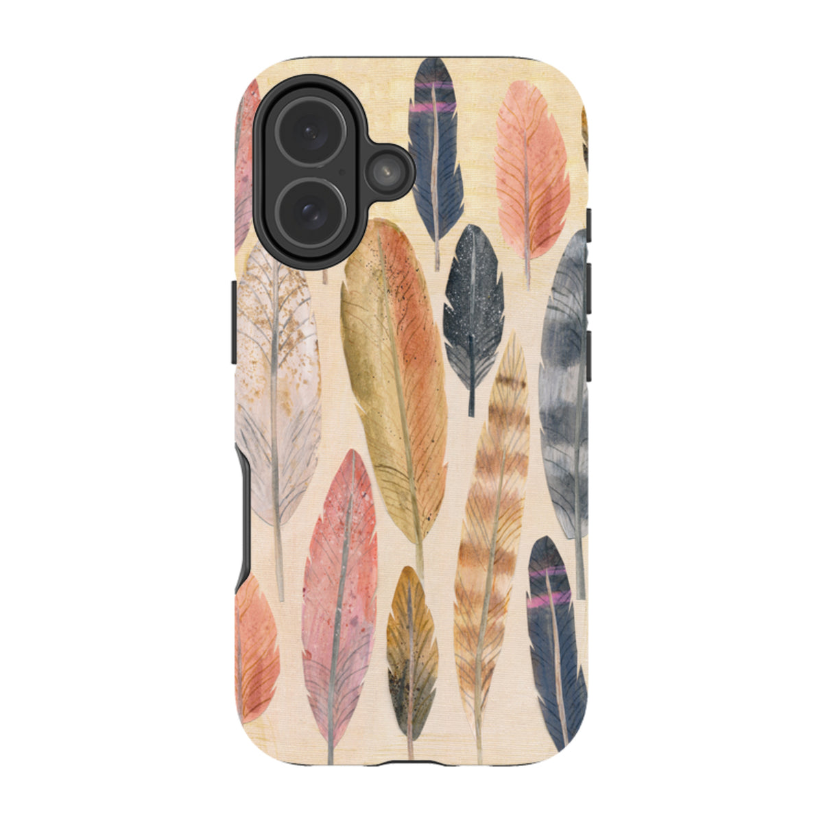 iPhone Tough Case - Feathers By Tracey English