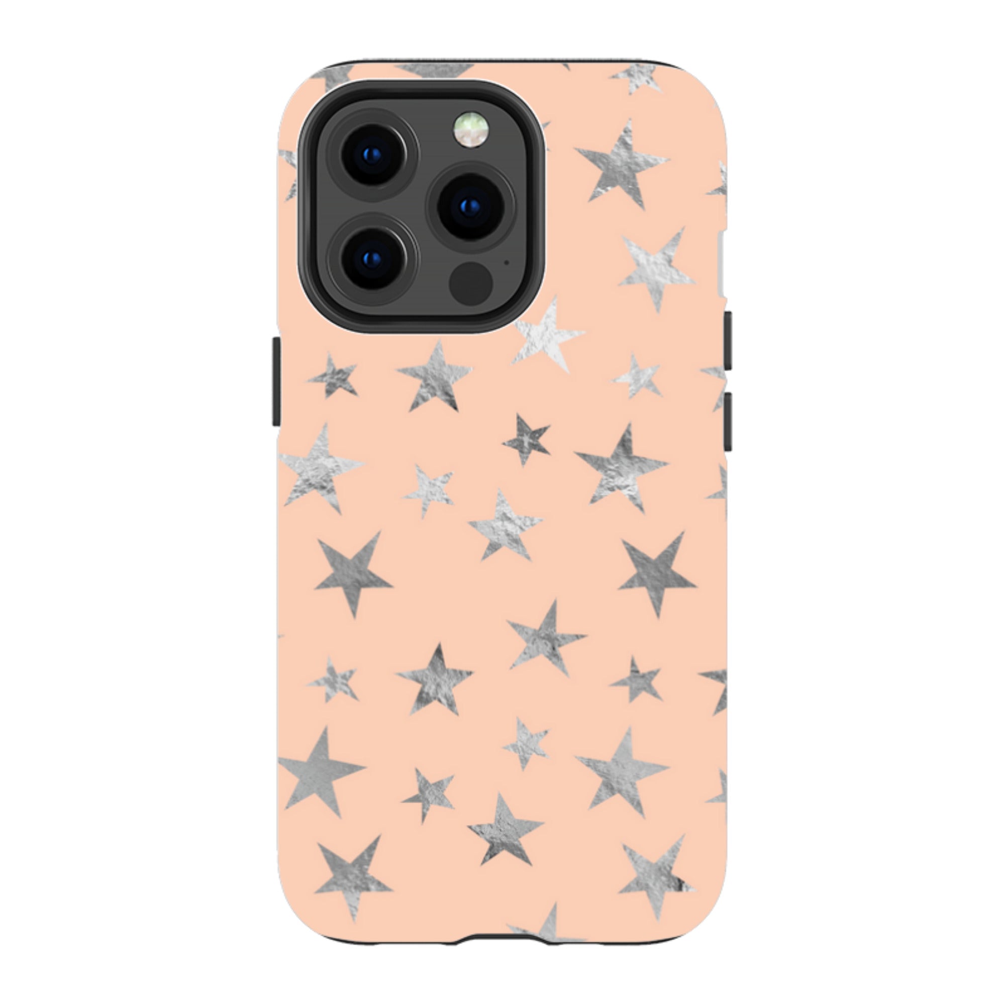 iPhone Tough Case - Pale and Silver Stars