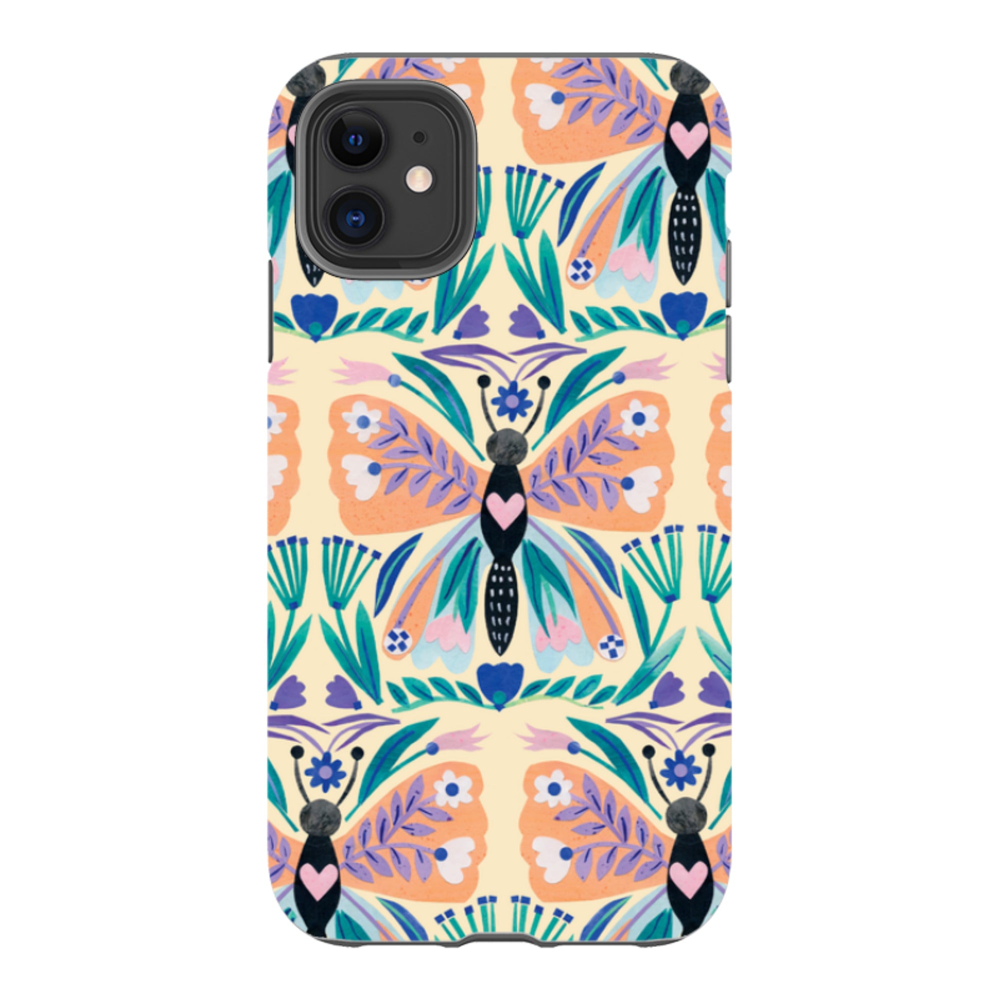 iPhone Tough Case - All Over Butterfly By Tracey English