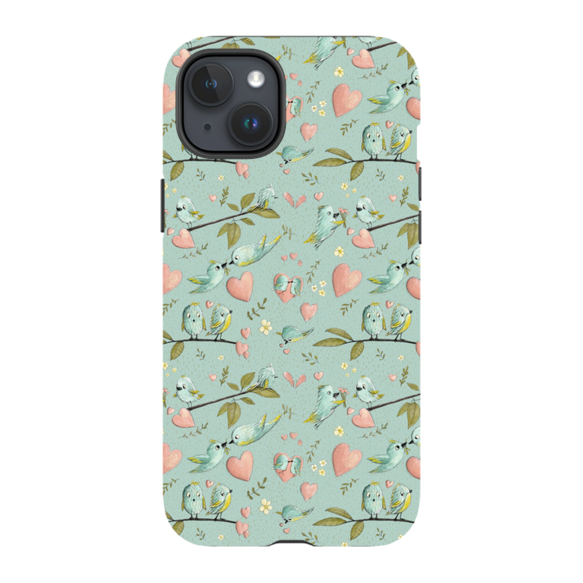 iPhone Tough Case - Love Is In The Air Pattern By Maja Lindberg