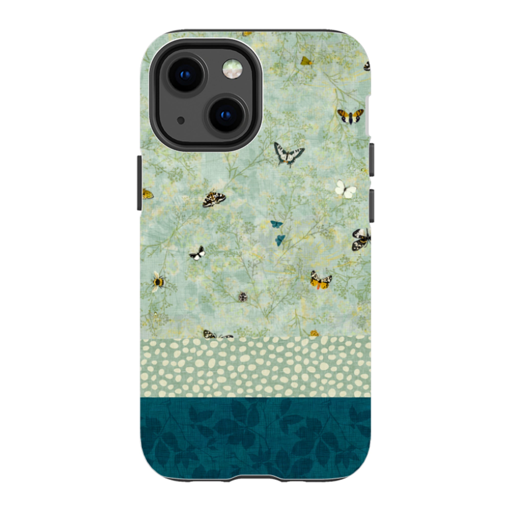 iPhone Tough Case - Chinoiserie Garden Soft Sage 2 By Katherine Quinn