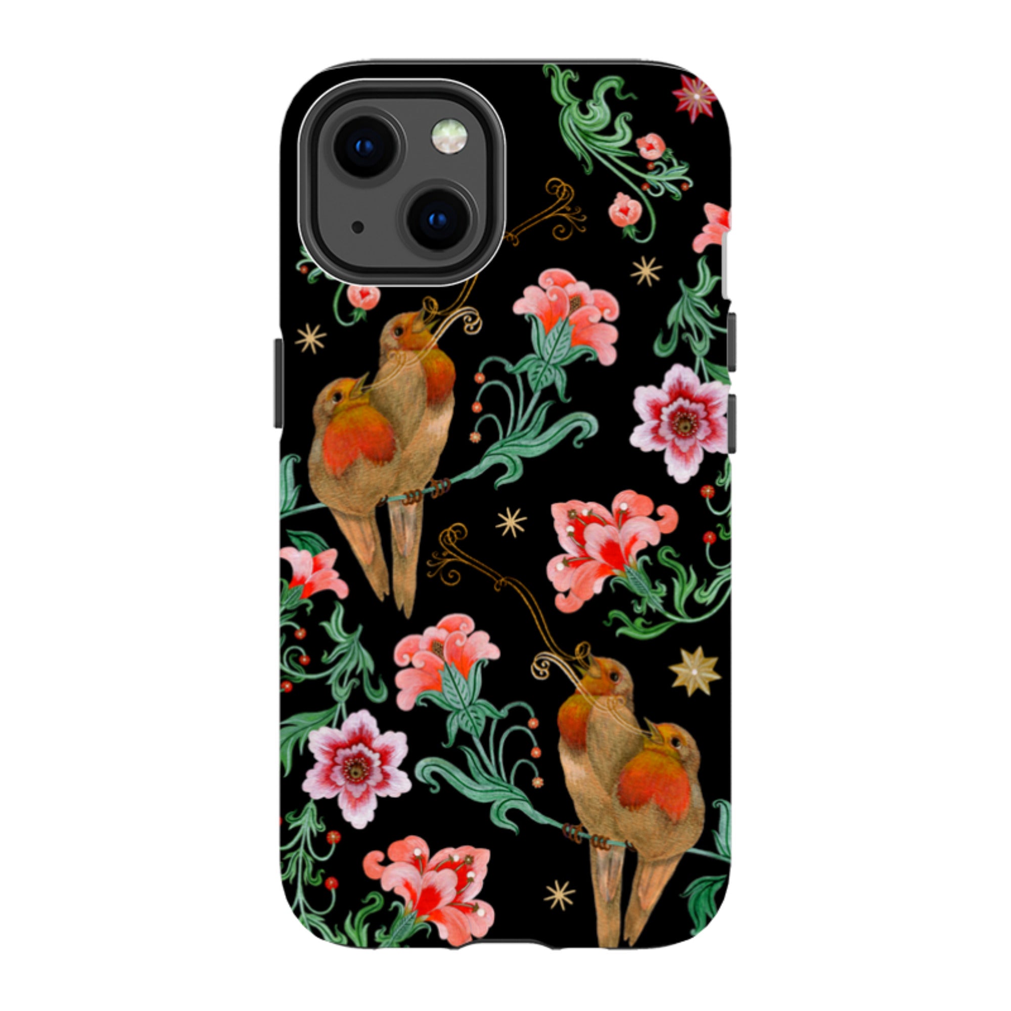 iPhone Tough  Case - Four Calling Birds By Maria Matos