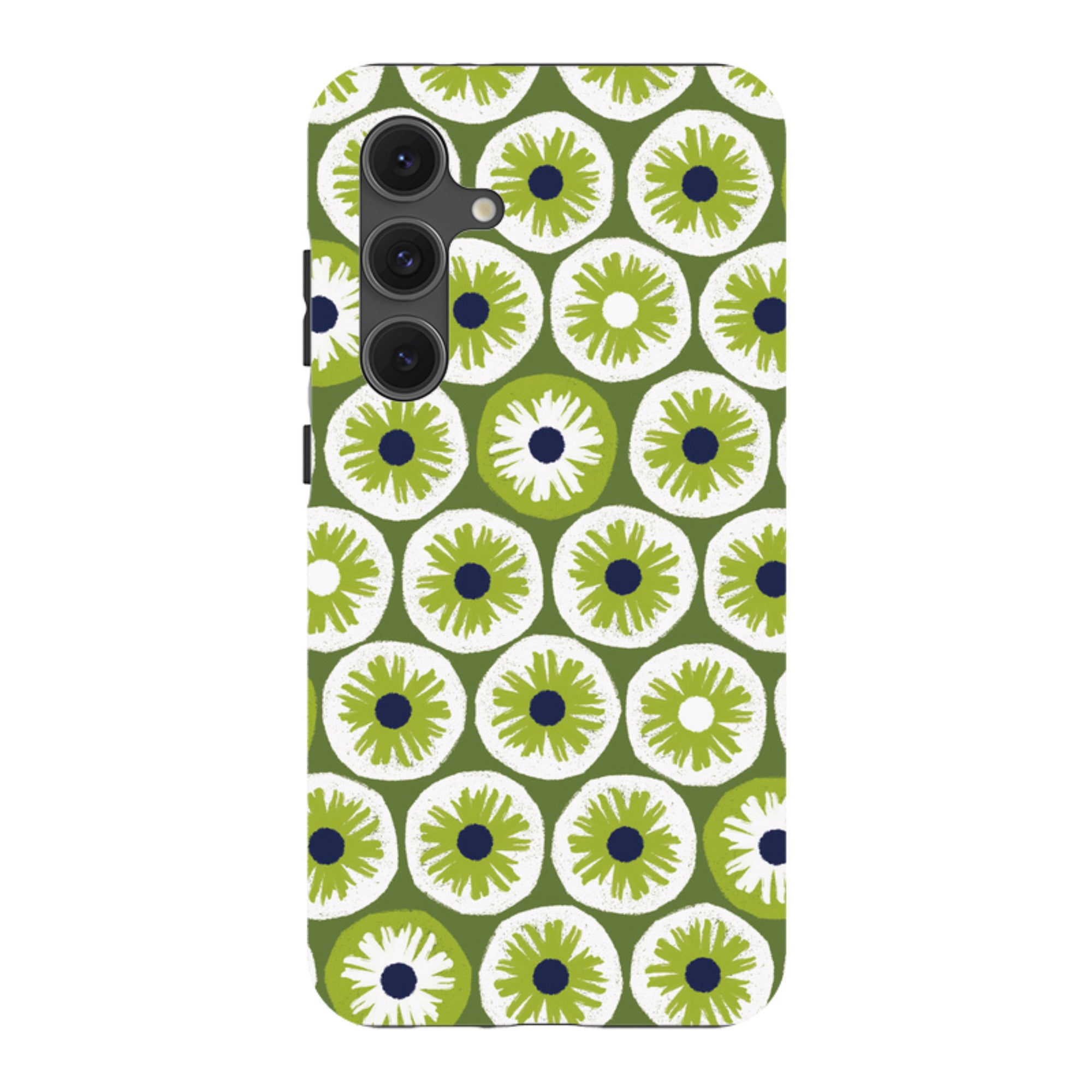 Samsung Tough Case - Penny Flowers Green By Ali Brookes