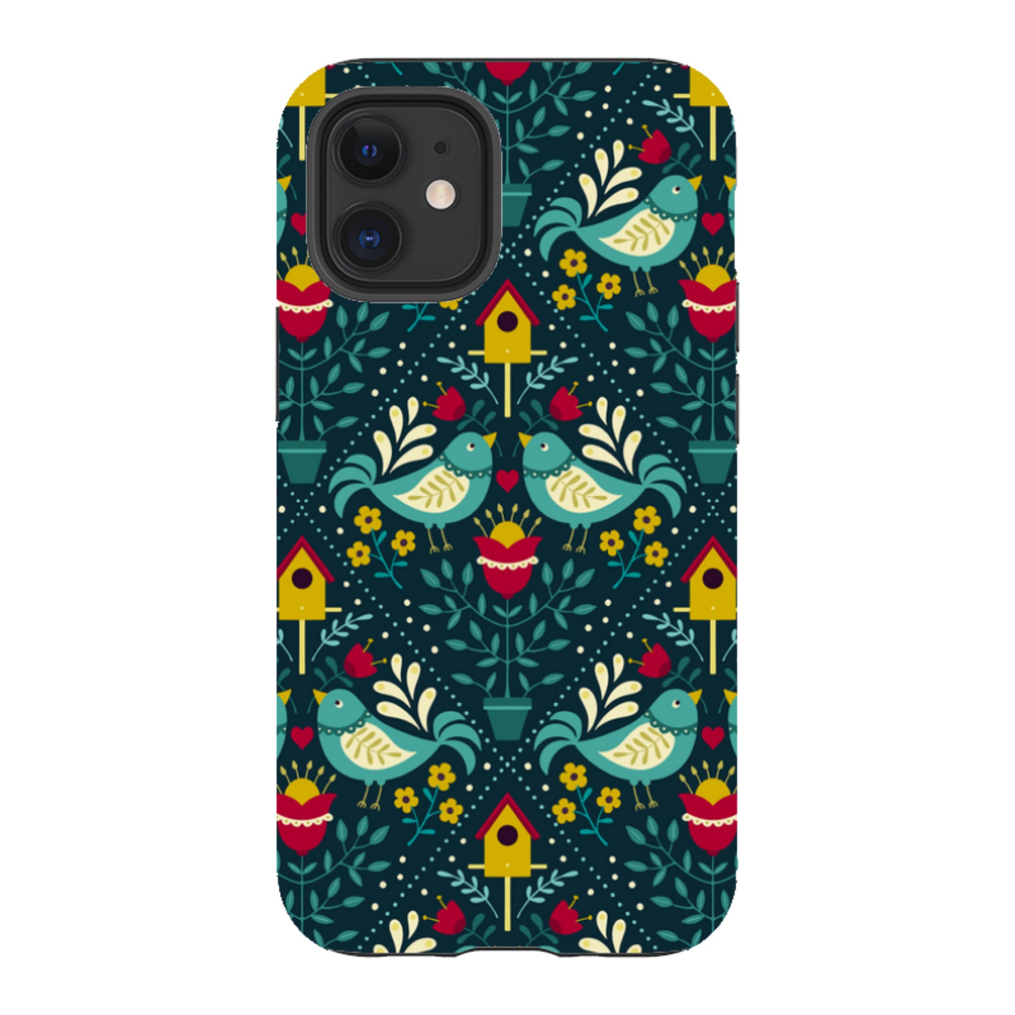 iPhone Tough Case - Bird Pattern VIII By Suzy Taylor
