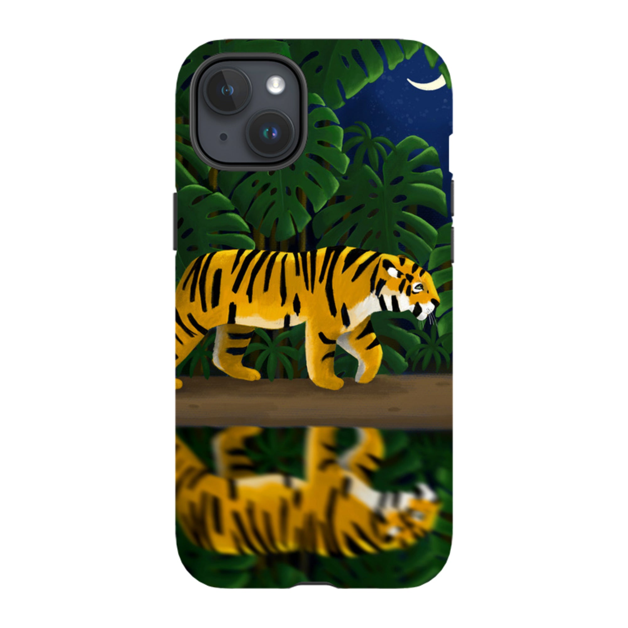 iPhone MagSafe Tough Case - Tiger Night By Bex Parkin