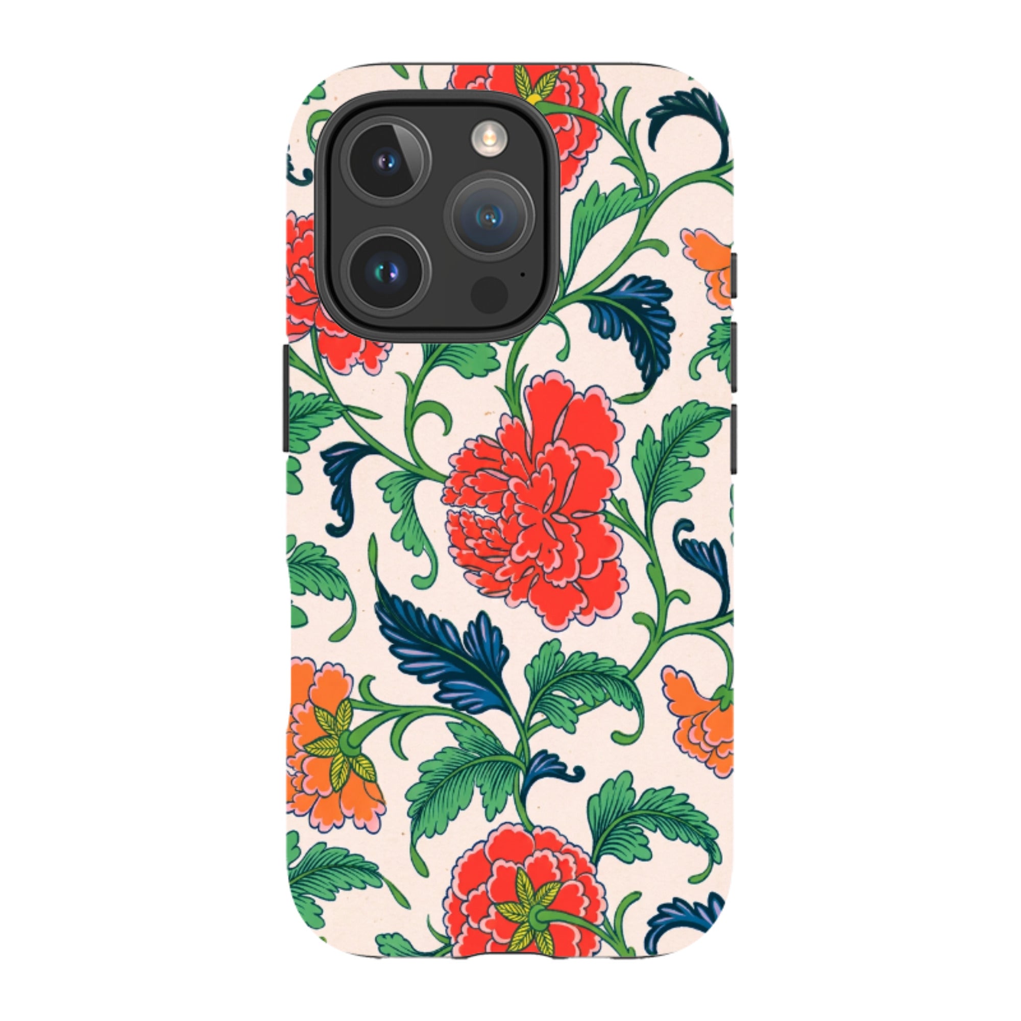 iPhone MagSafe Tough Case - Vintage Peony Floral
