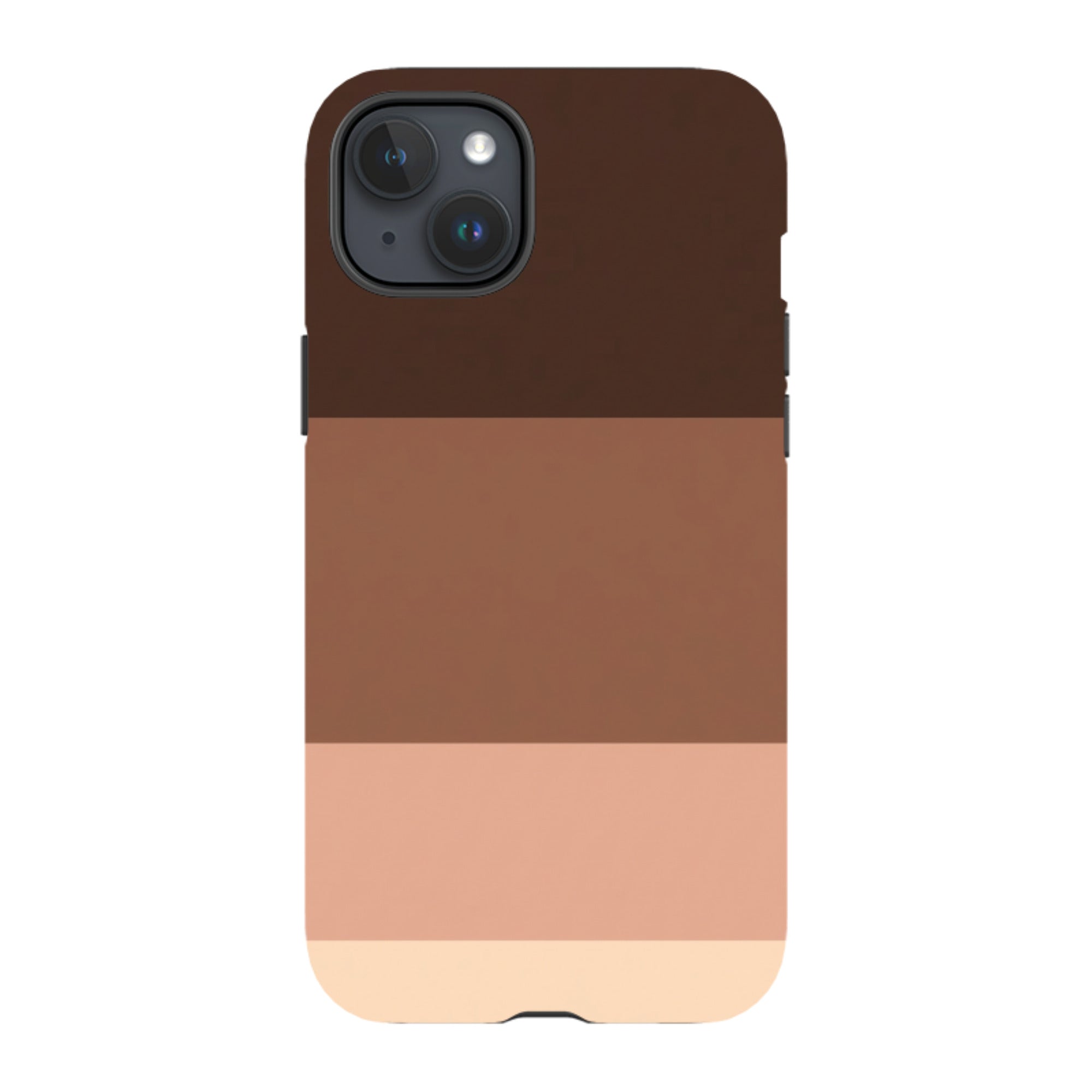 iPhone Tough Case - Brown Gradient