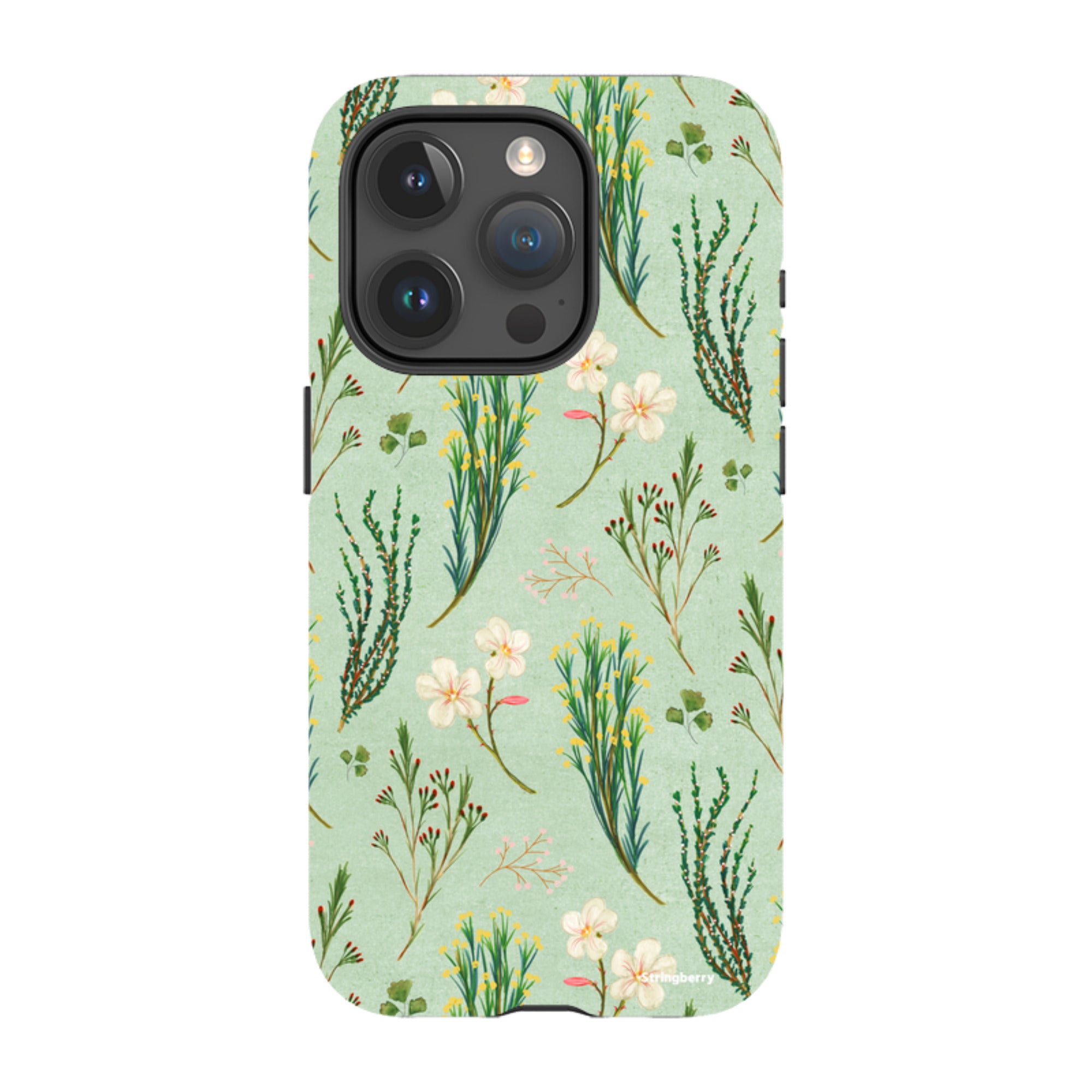 iPhone Tough Case - Wild Flowers By Katherine Quinn