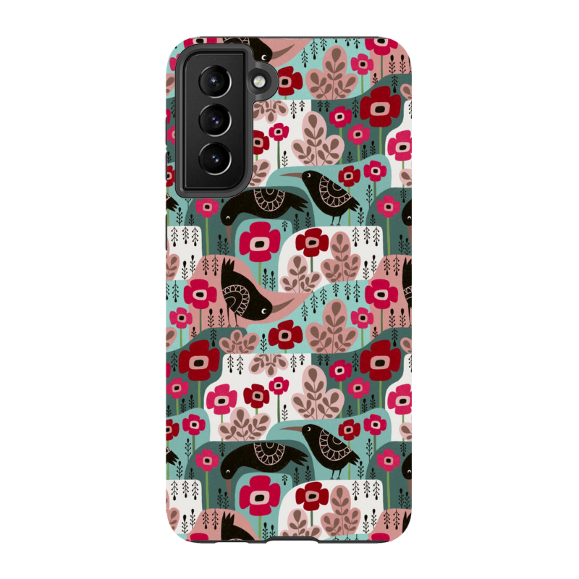 Samsung Tough Case - Poppies And Crow By Suzy Taylor