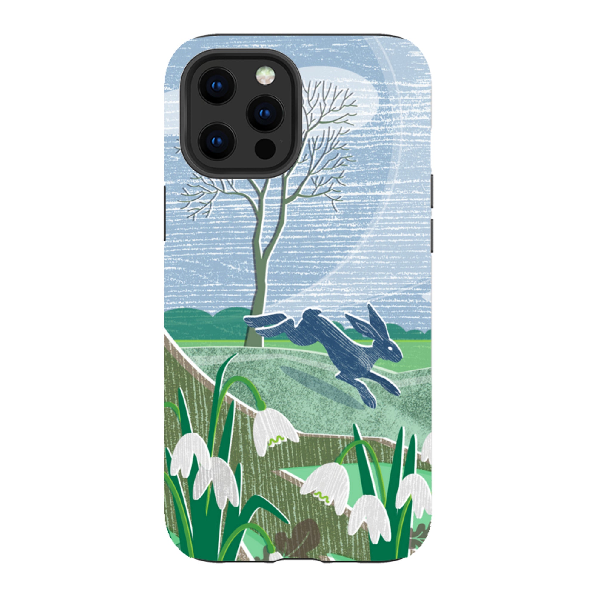 iPhone Tough Case - Snowdrops And Hare By Liane Payne