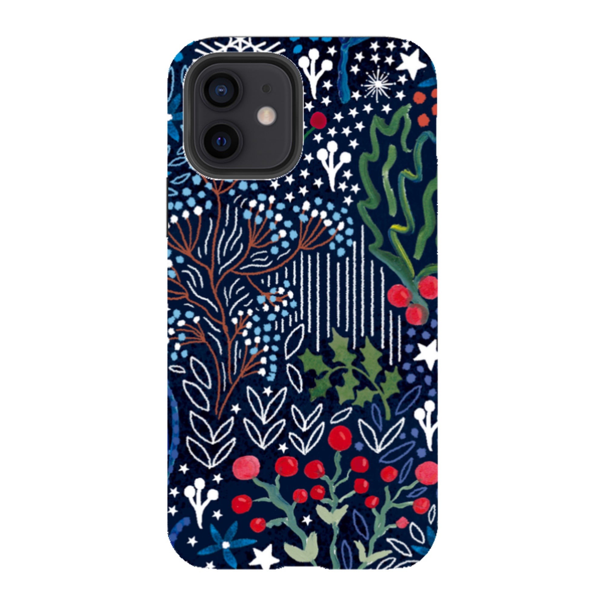 iPhone Tough Case - Winter Flowers II By Emma Frances Grant