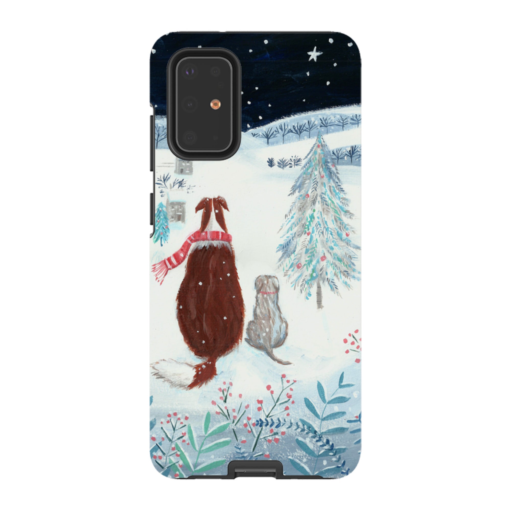 Samsung Tough Case - Snow Dogs By Mary Stubberfield