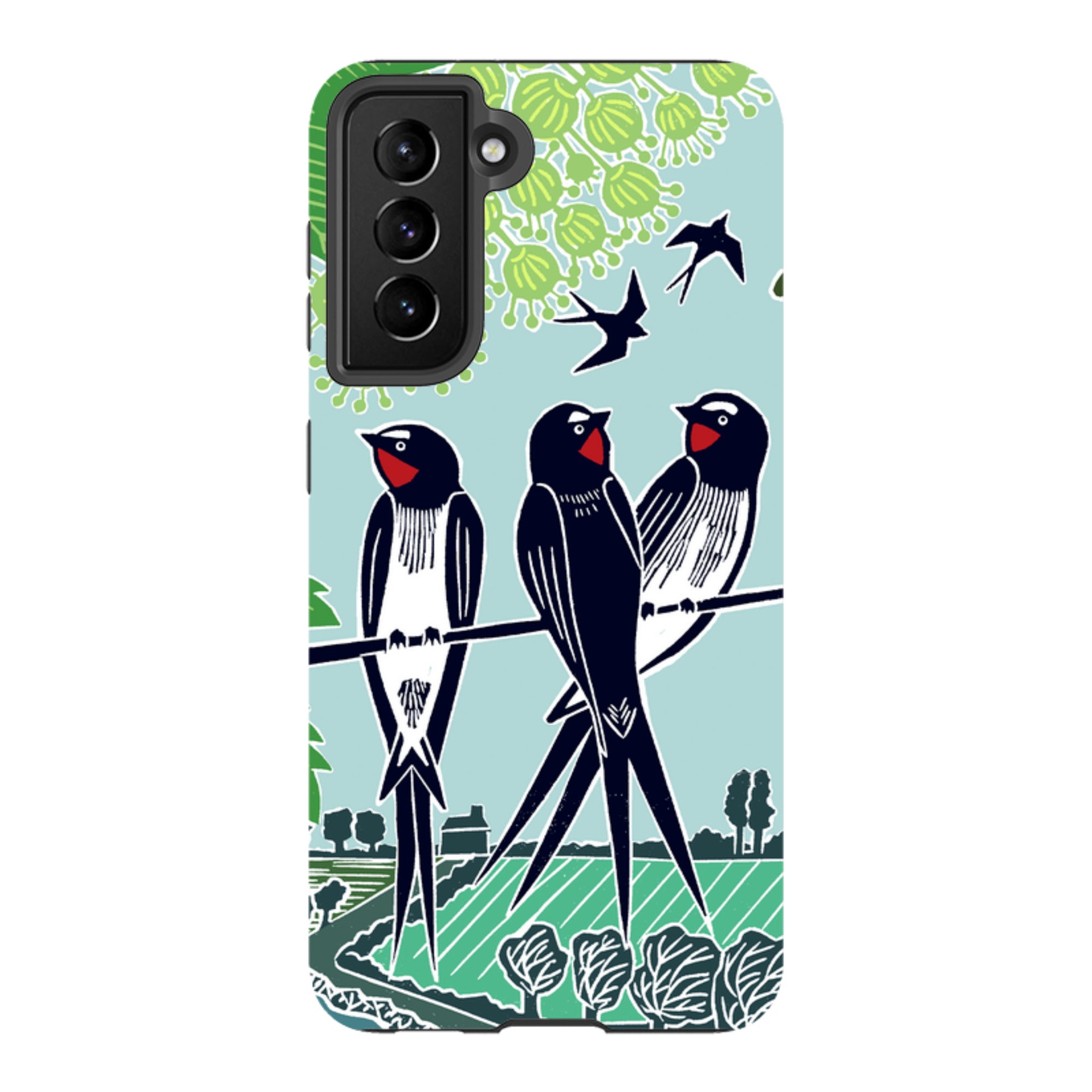 Samsung Tough Case - Swallows By Kate Heiss