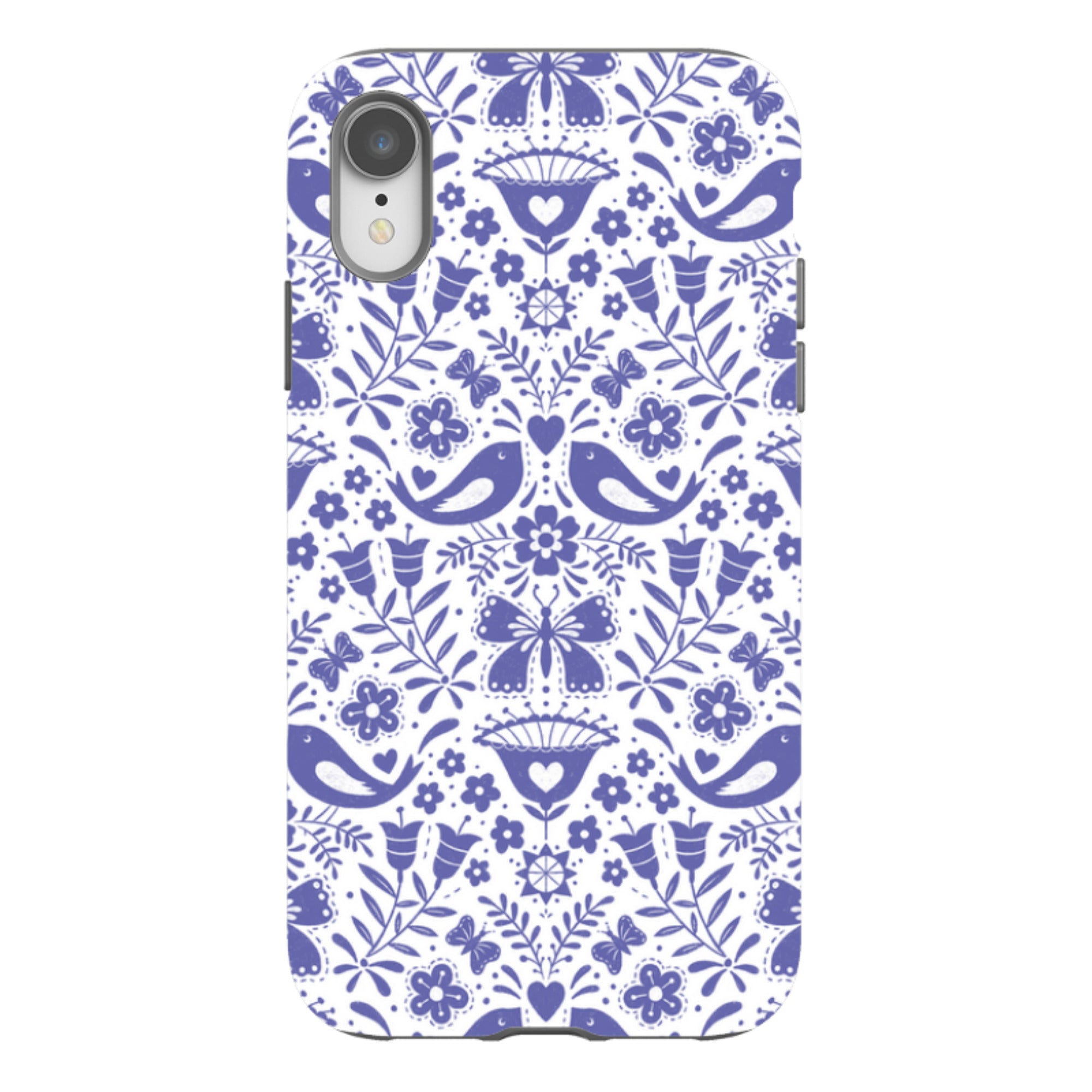 iPhone Tough Case - Bird Pattern III By Suzy Taylor