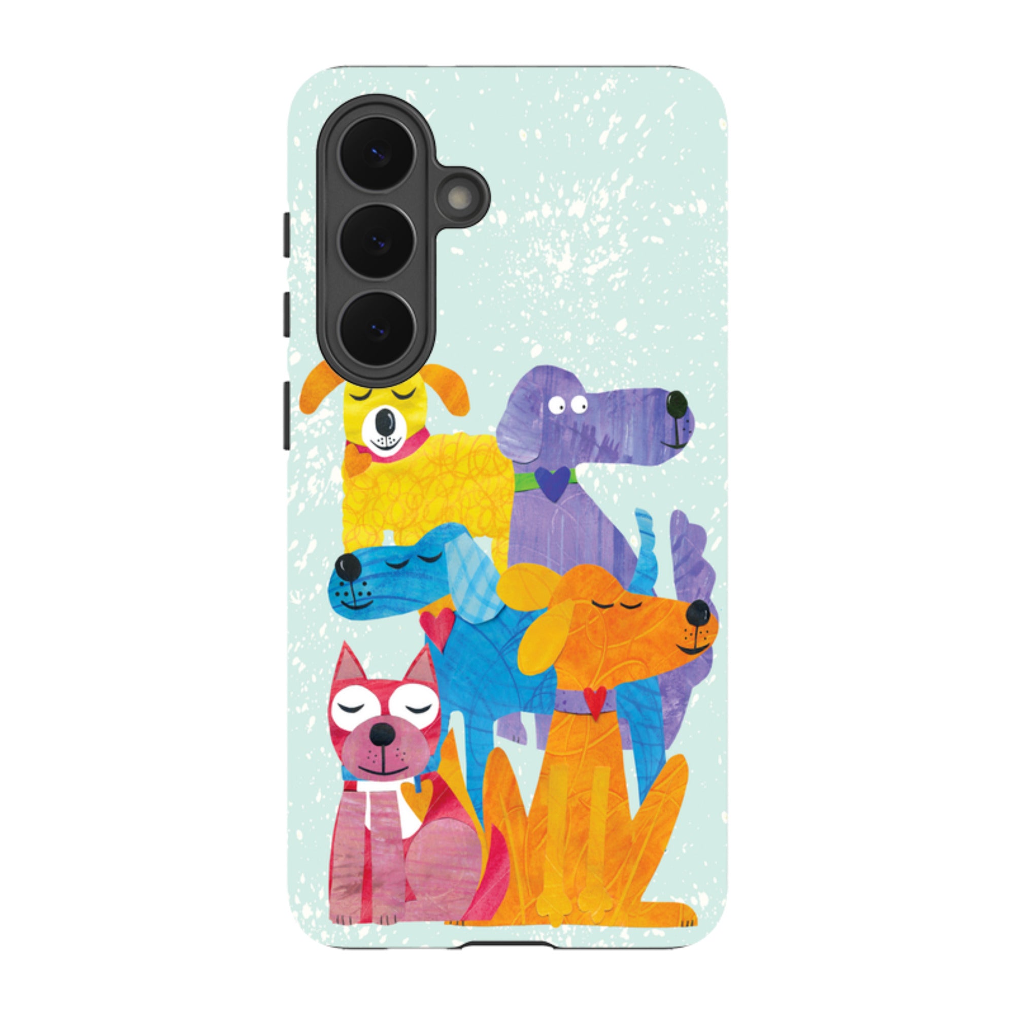 Samsung Tough Case - Patch Work Pups By Tracey English