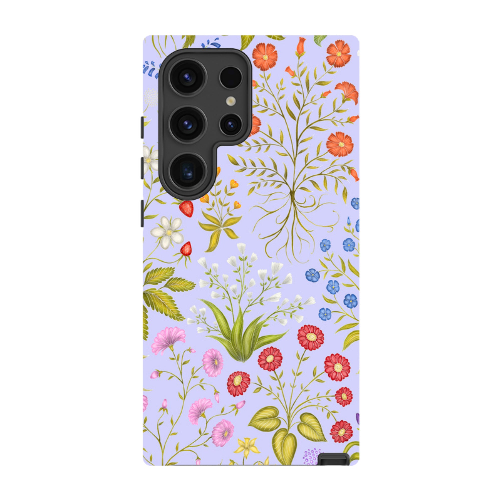Samsung Tough Case - Fleurs Blue By Catherine Rowe