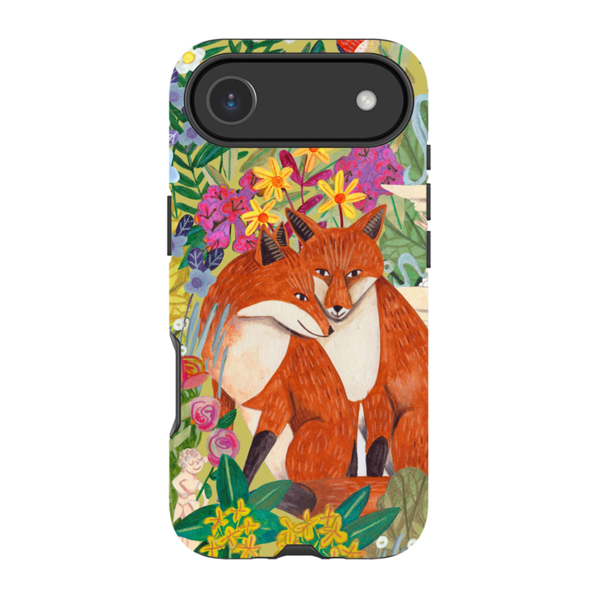 iPhone MagSafe Tough Case -  Foxes By Caroline Bonne Muller