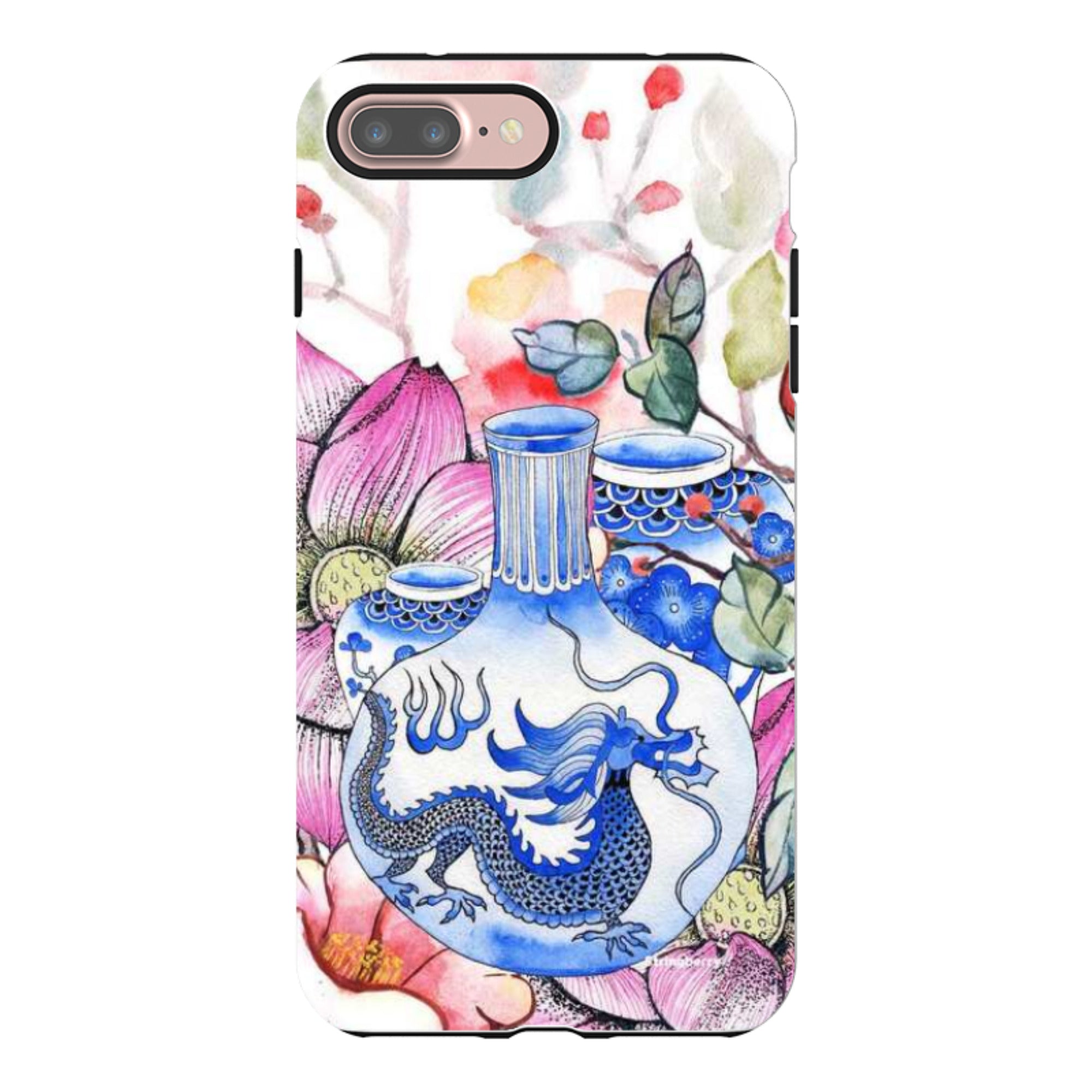 iPhone Tough Case - Dragon Vase