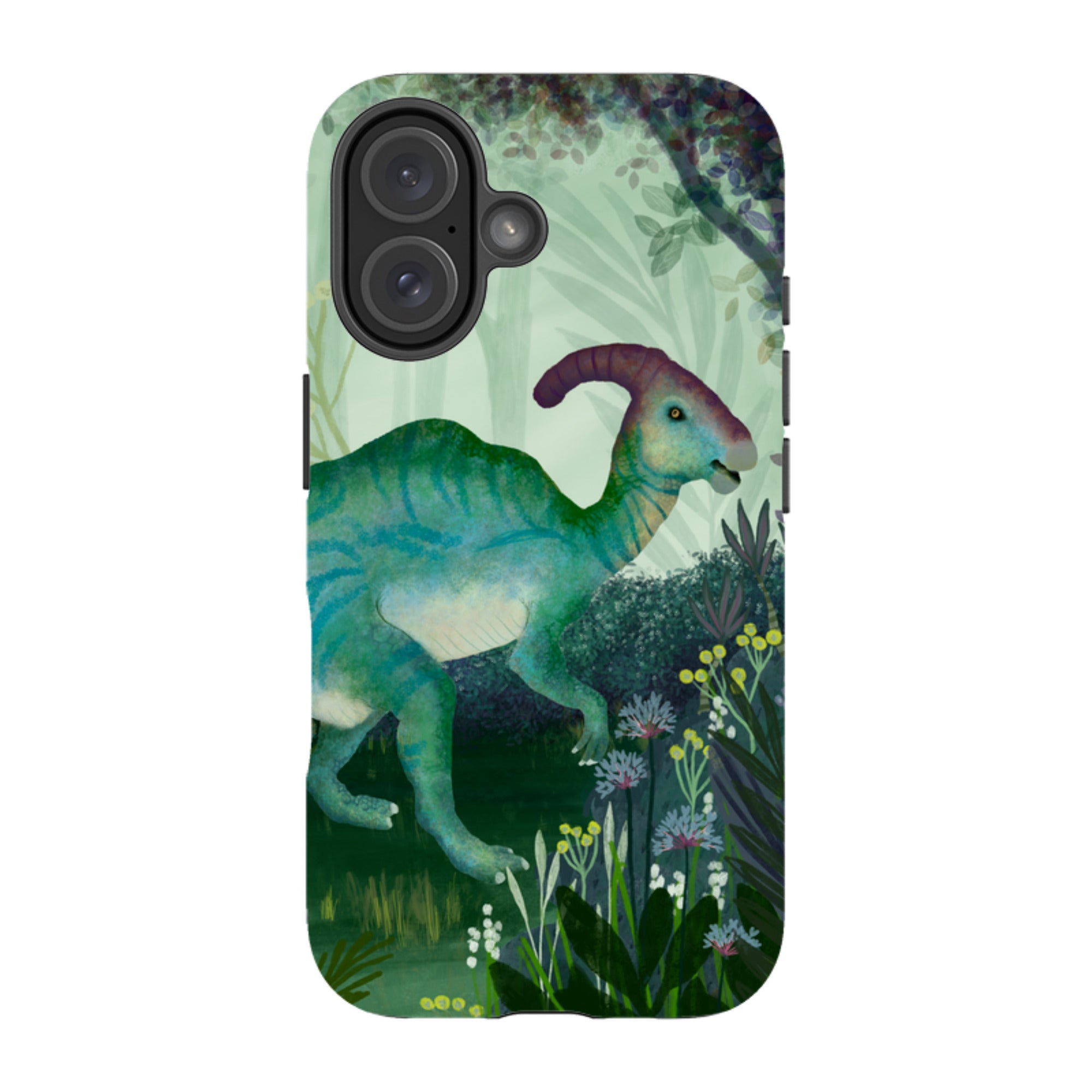 iPhone Tough Case - Dino Park III By Katherine Quinn