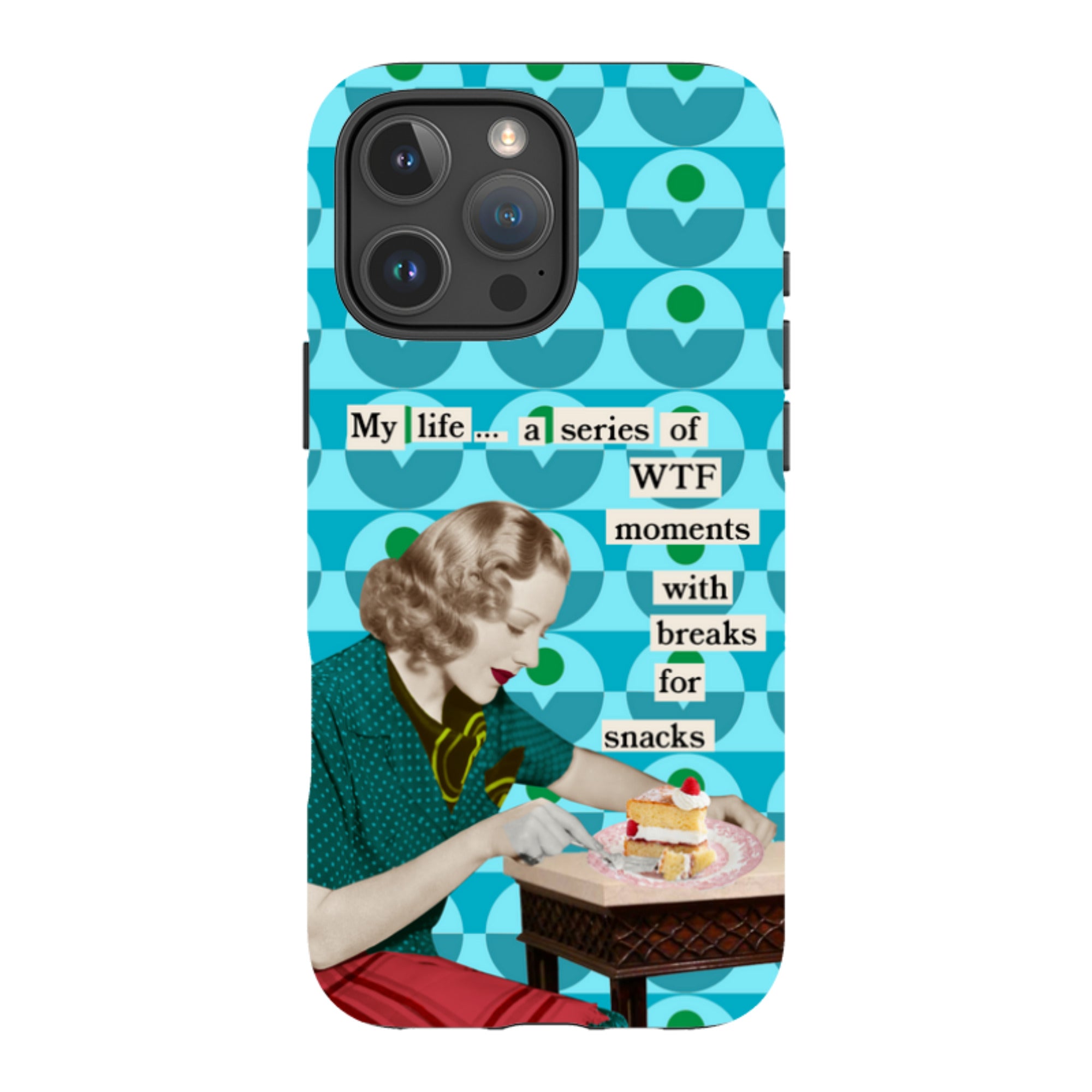 iPhone Tough Case - WTF By Clare Jordan