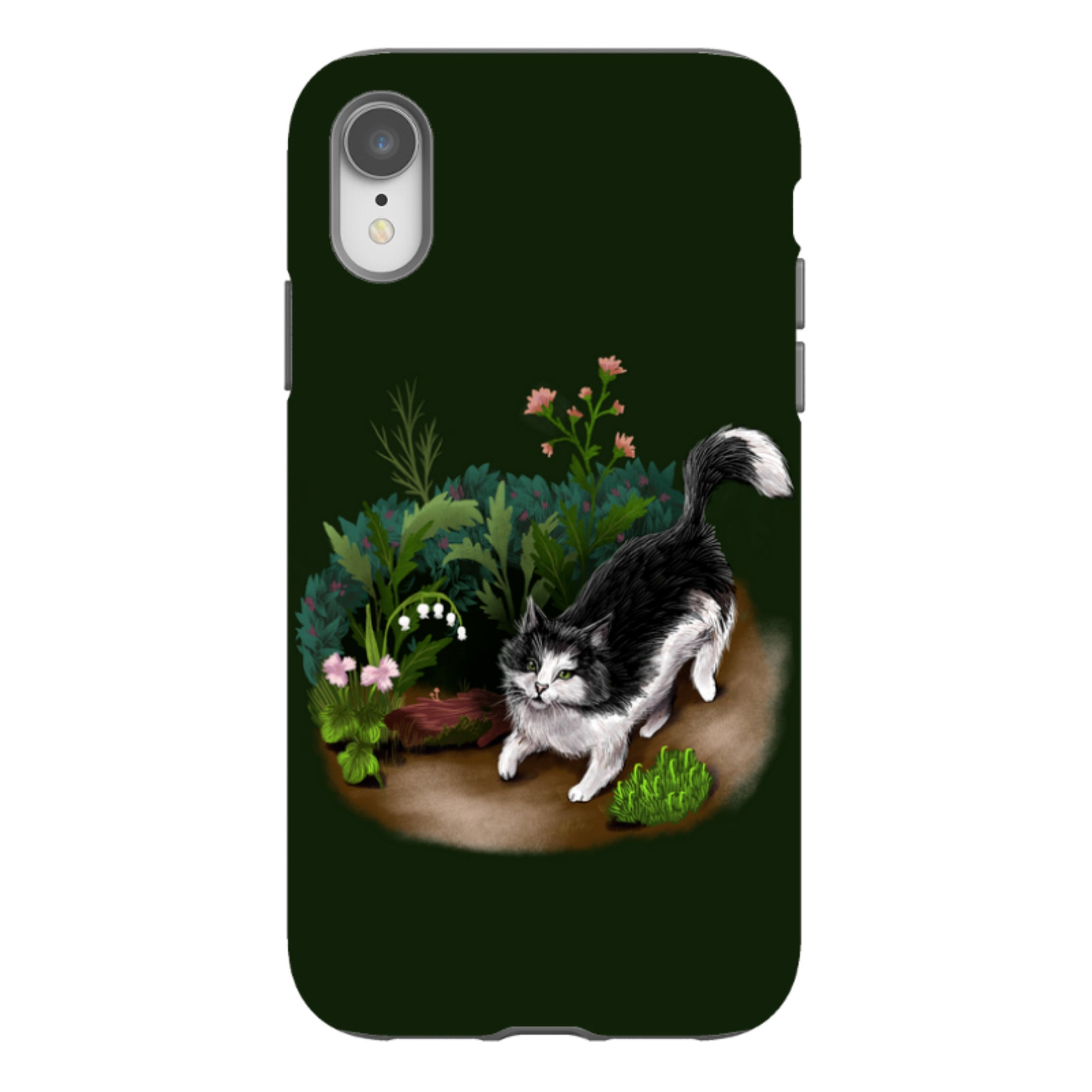 iPhone Tough Case - Munchkin Cat By Anna Stead
