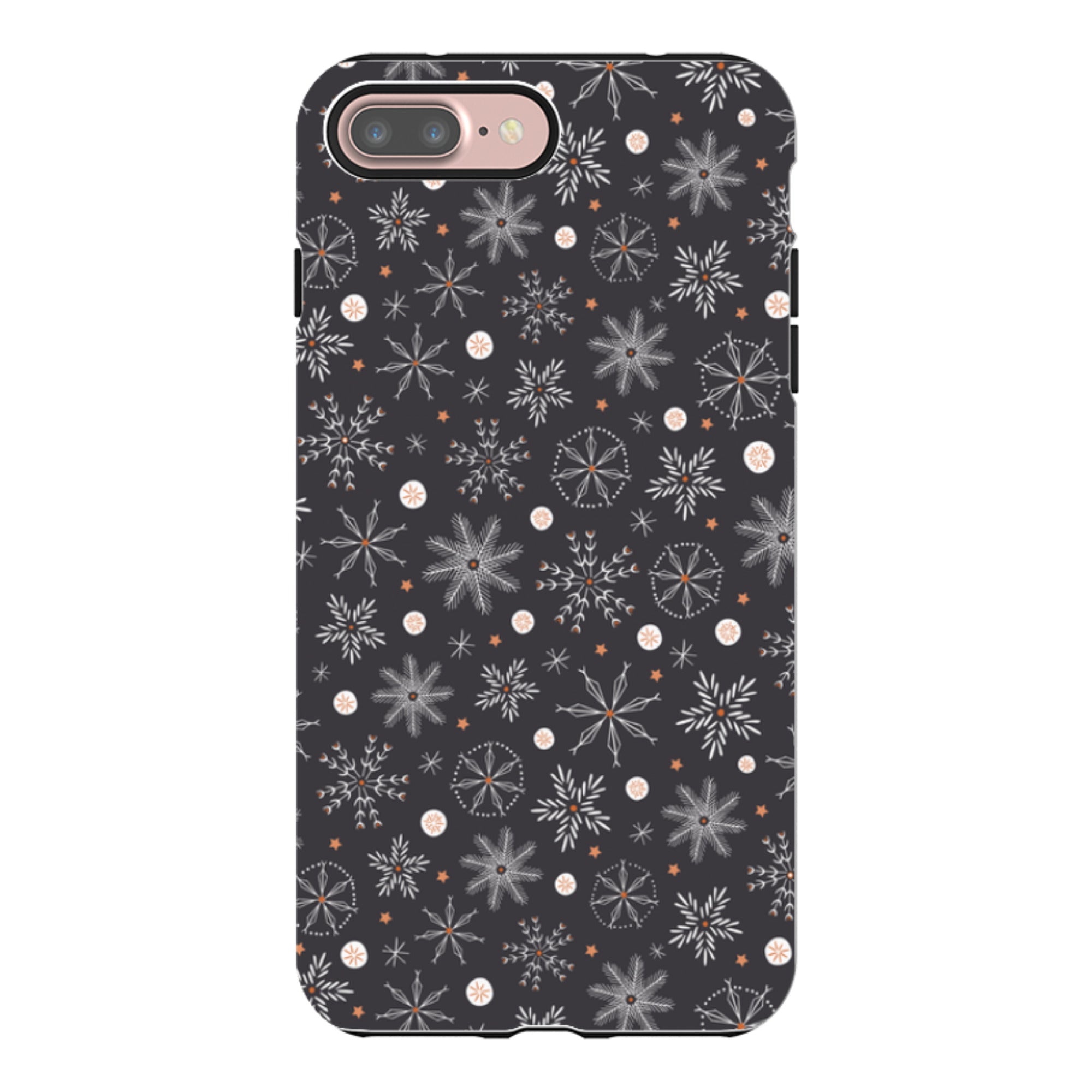 iPhone Tough Case - Christmas Snowflakes II By Ali Brookes