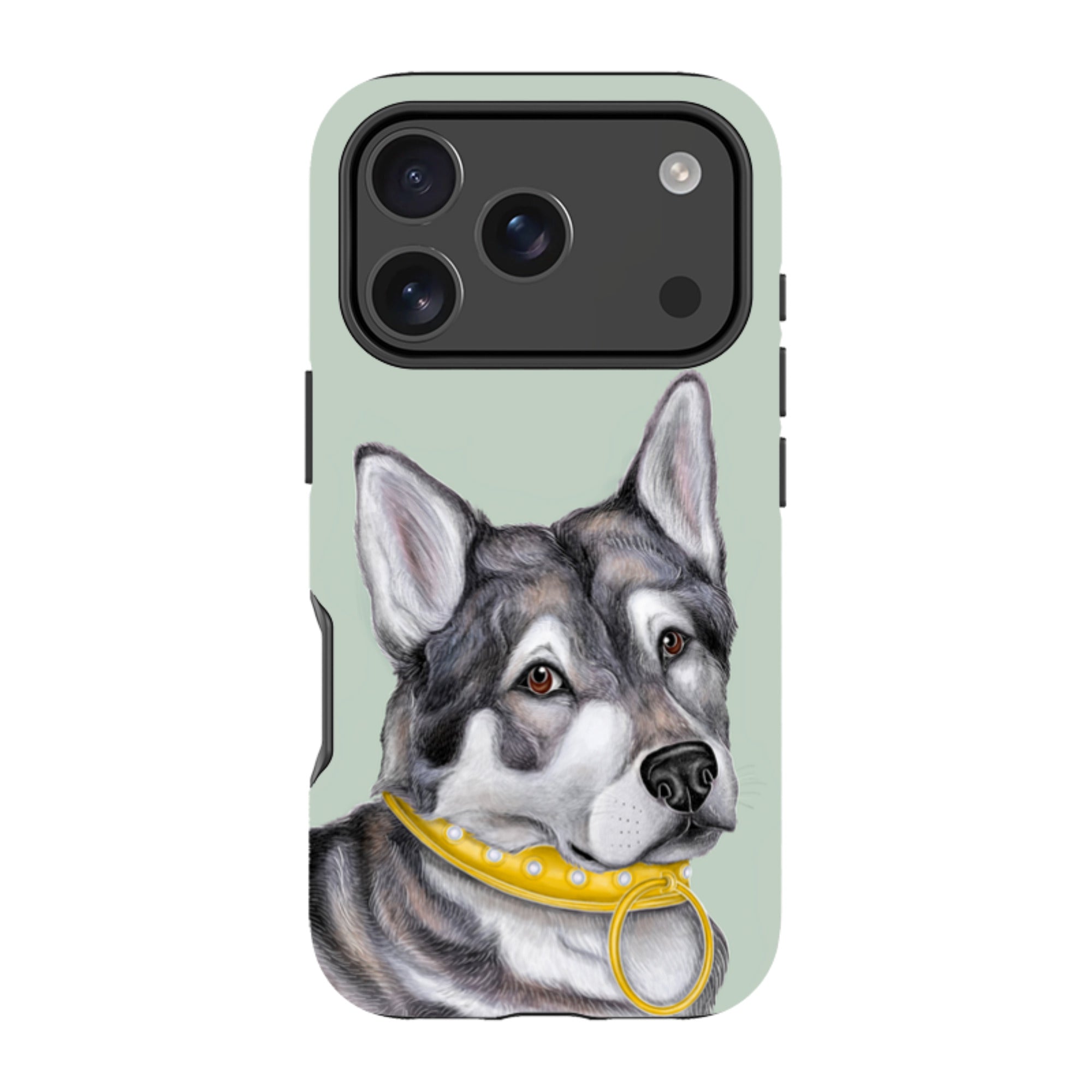 iPhone Tough Case - Huskey By Catherine Rowe