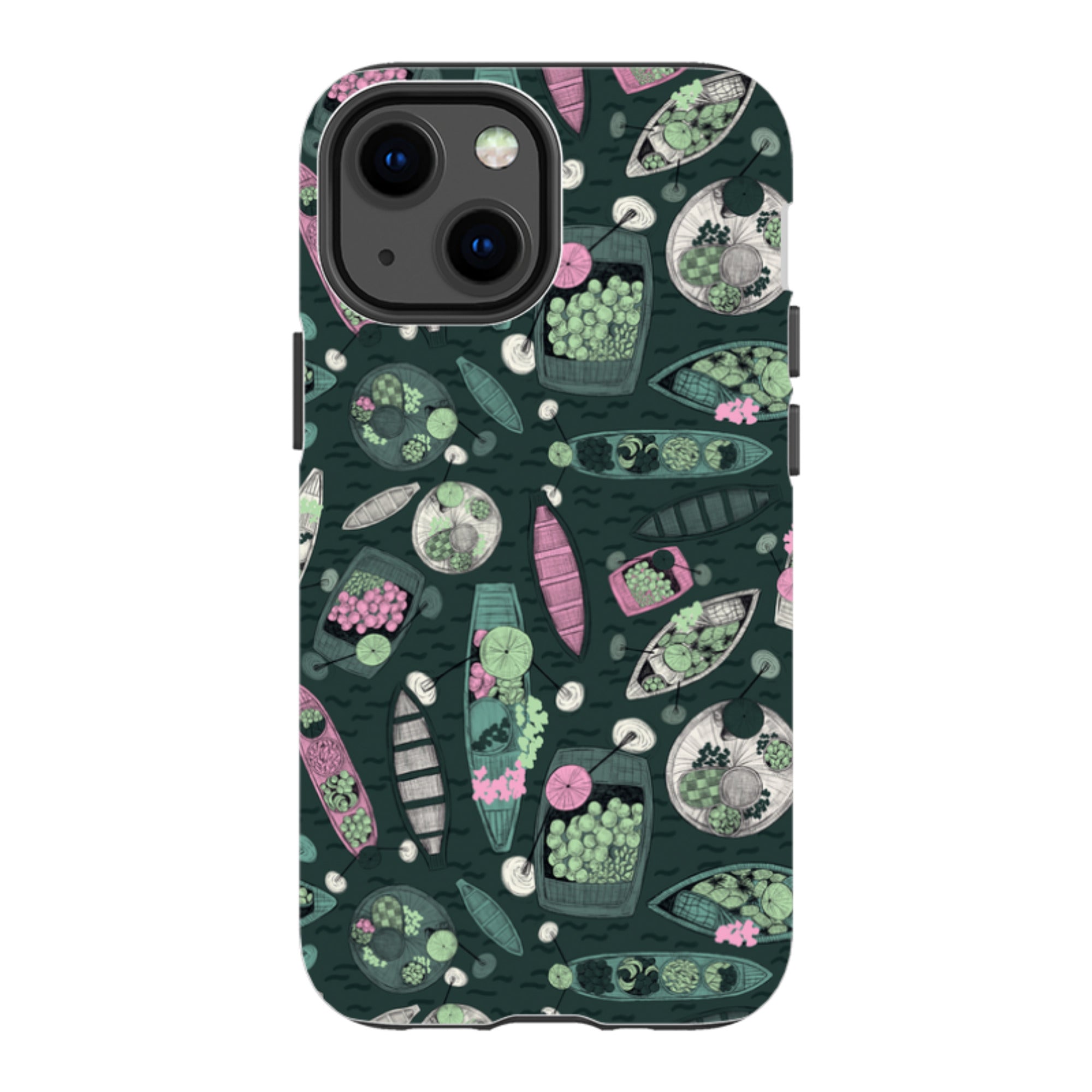 iPhone Tough Case - Floating Markets A By Jade Mosinski