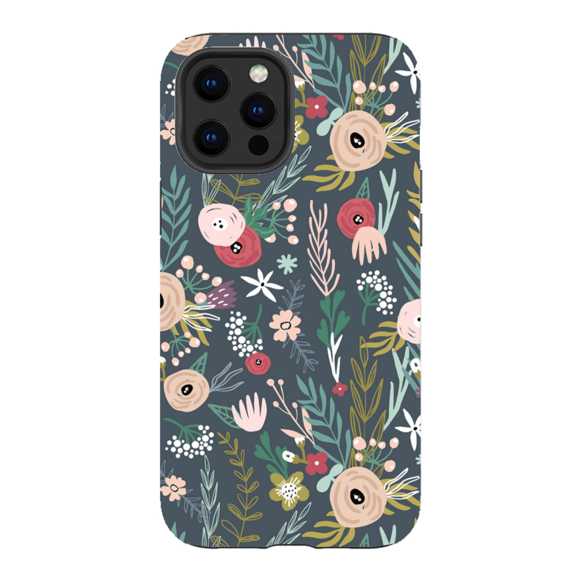 iPhone Tough Case - Winter Scandi Floral
